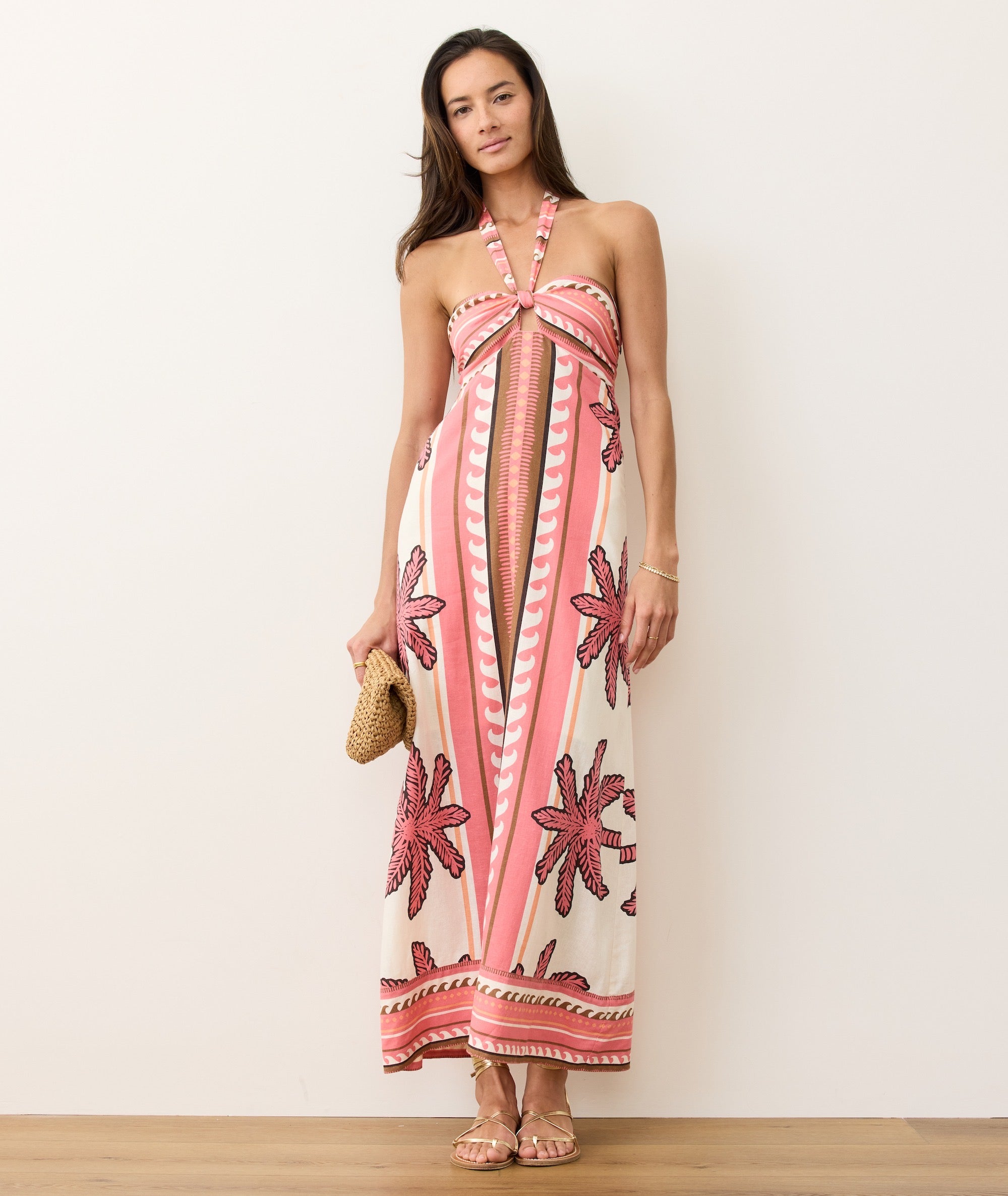Women's Canyon Halter Dress | Desert Deco | XL by Marine Layer Women's Canyon Halter Dress | Desert Deco | XL by Marine Layer