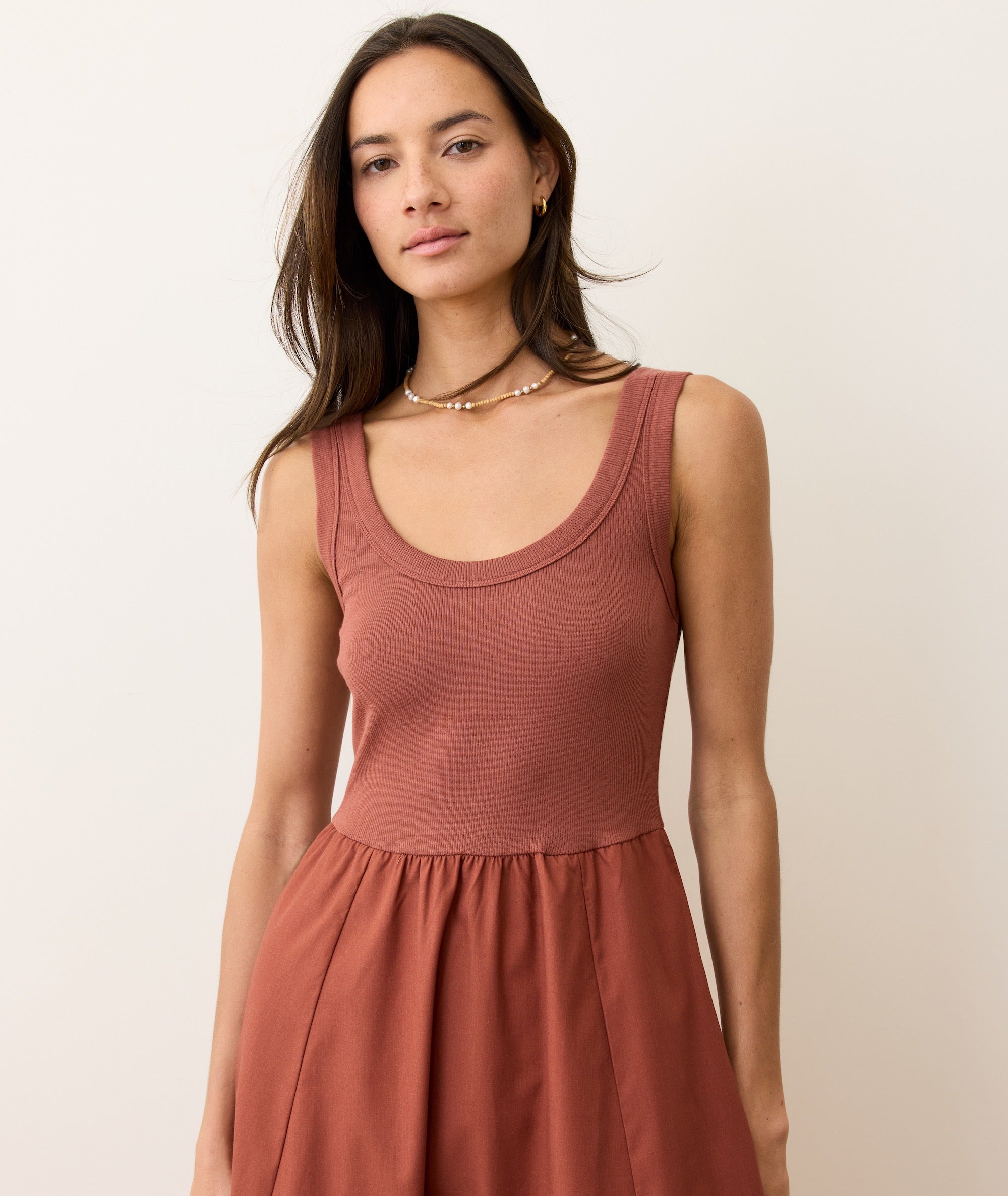 Lexi Rib Poplin Midi Dress Marine Layer Lexi Rib Poplin Midi Dress Marine Layer