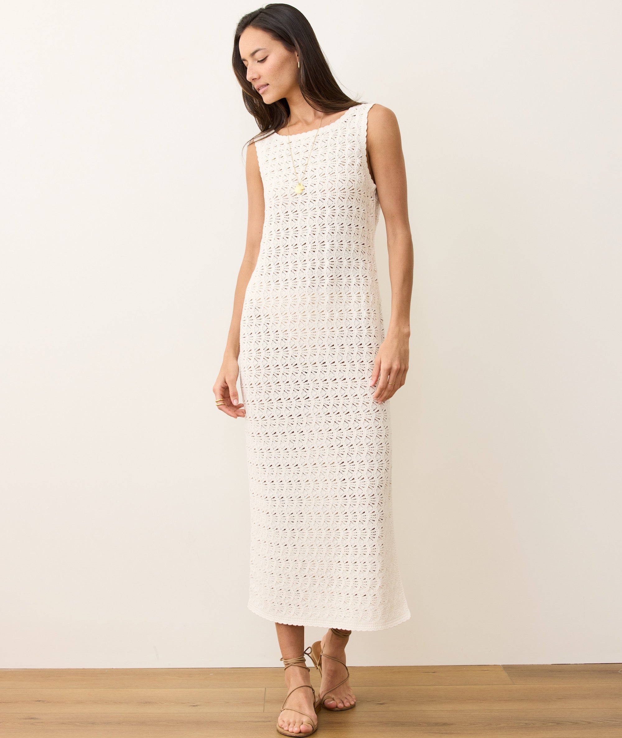 Marine Layer Women's Mirage Open Stitch Maxi Sweater Dress - White - Maxi dresses Marine Layer Women's Mirage Open Stitch Maxi Sweater Dress - White - Maxi dresses