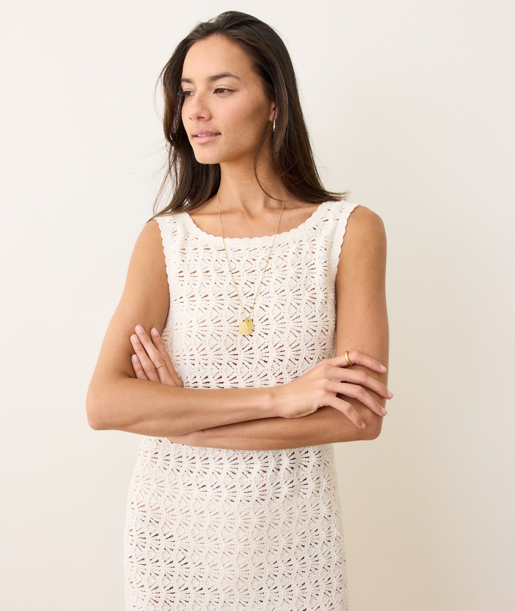sweater dress for women Marine Layer Women's Mirage Open Stitch Maxi Sweater Dress - White