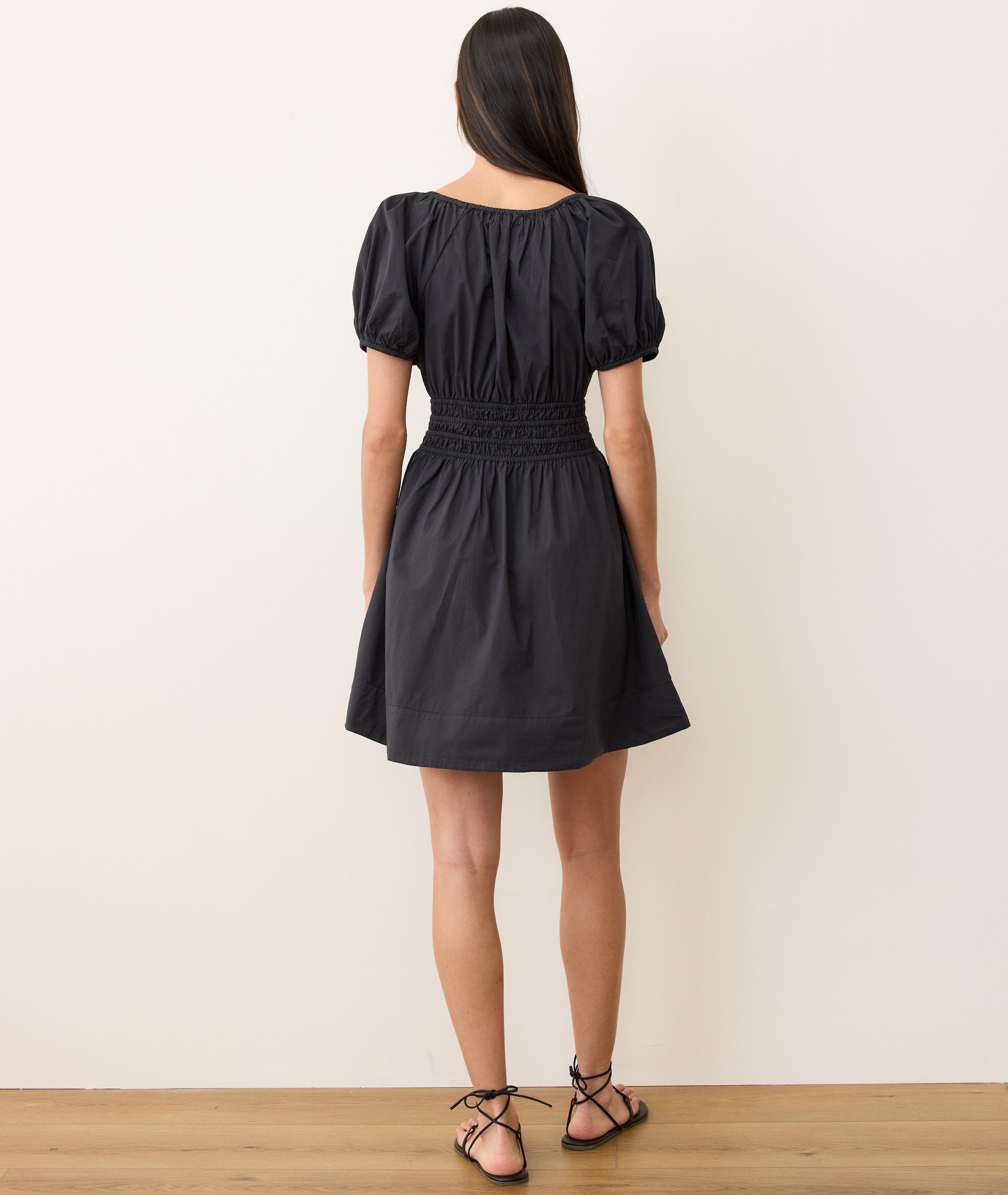mari poplin ruffle mini dress Mari Poplin Ruffle Mini Dress