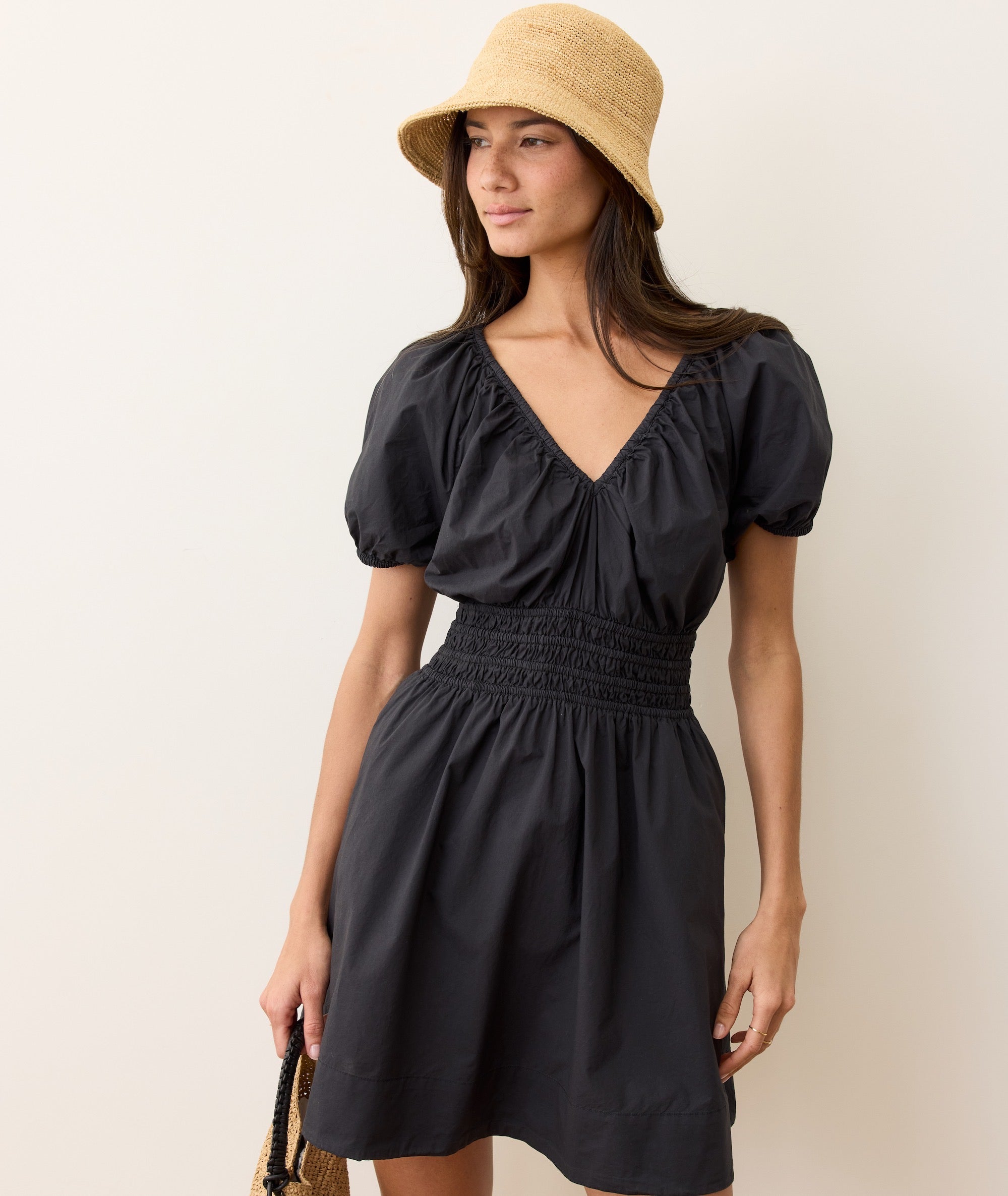 mari poplin ruffle mini dress LoveShackFancy Marlia Dress in Baby Blue