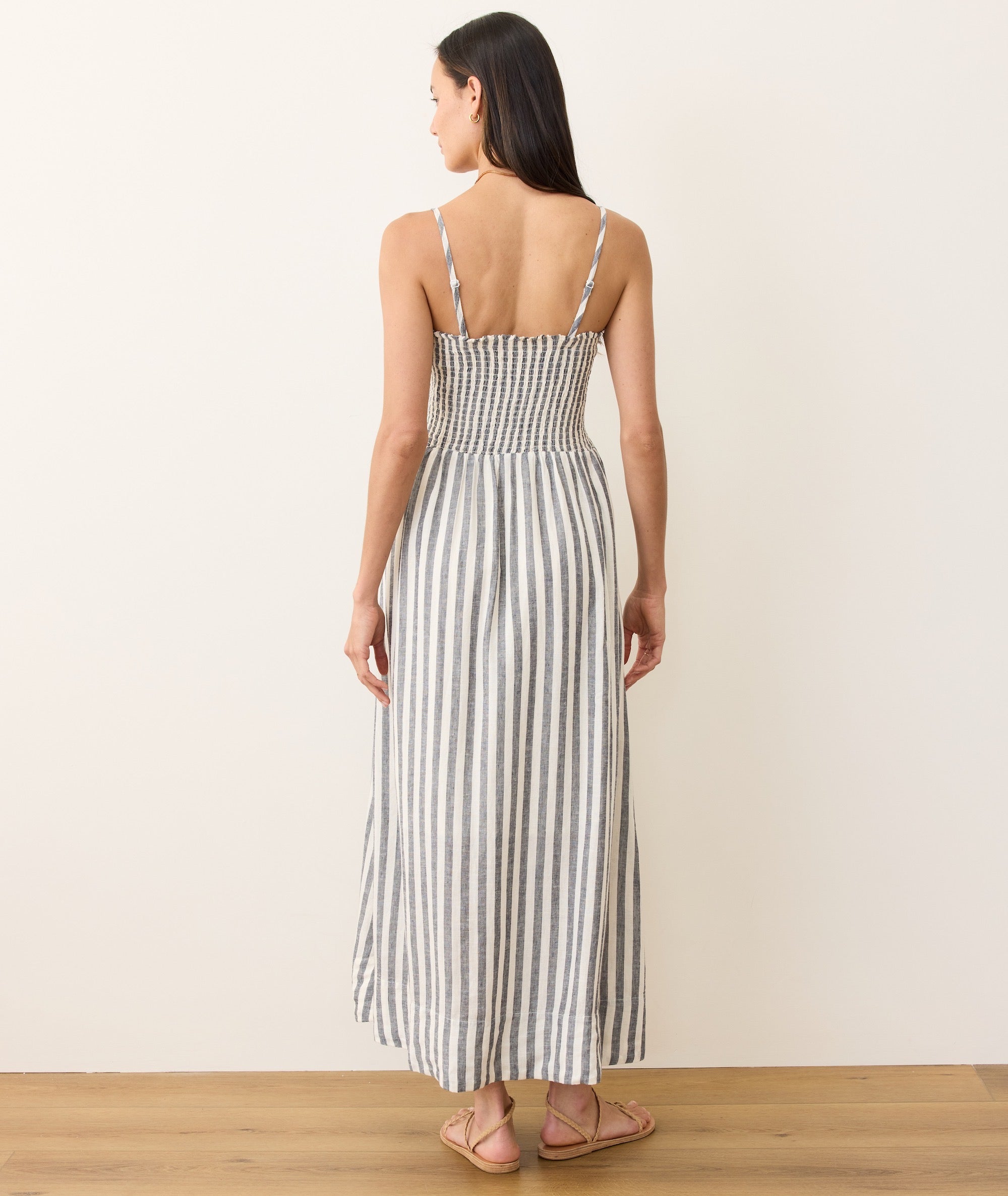Marine Layer Sutton Strapless Maxi Dress - India Ink / L Marine Layer Sutton Strapless Maxi Dress - India Ink / L