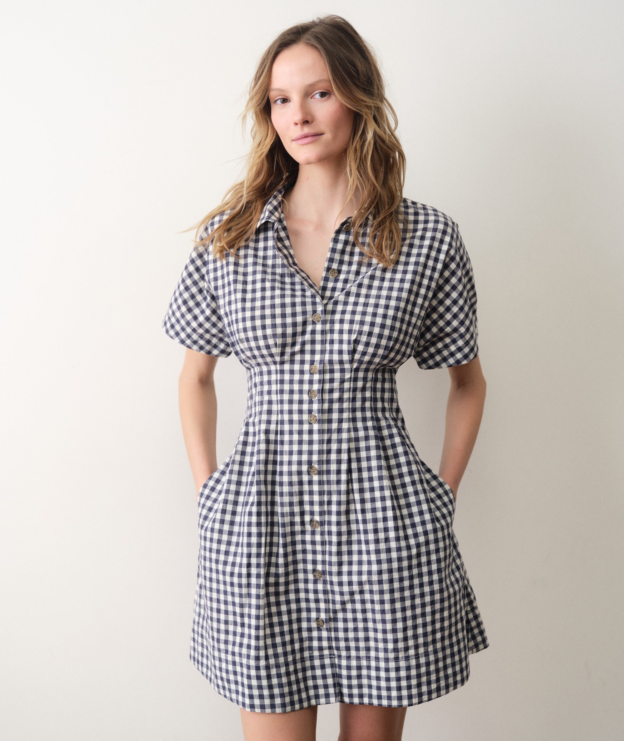 checkered dress with white shirt No Boundaries Juniors' Plaid Dress and Ribbed T-Shirt Set, Sleeveless Preppy Style