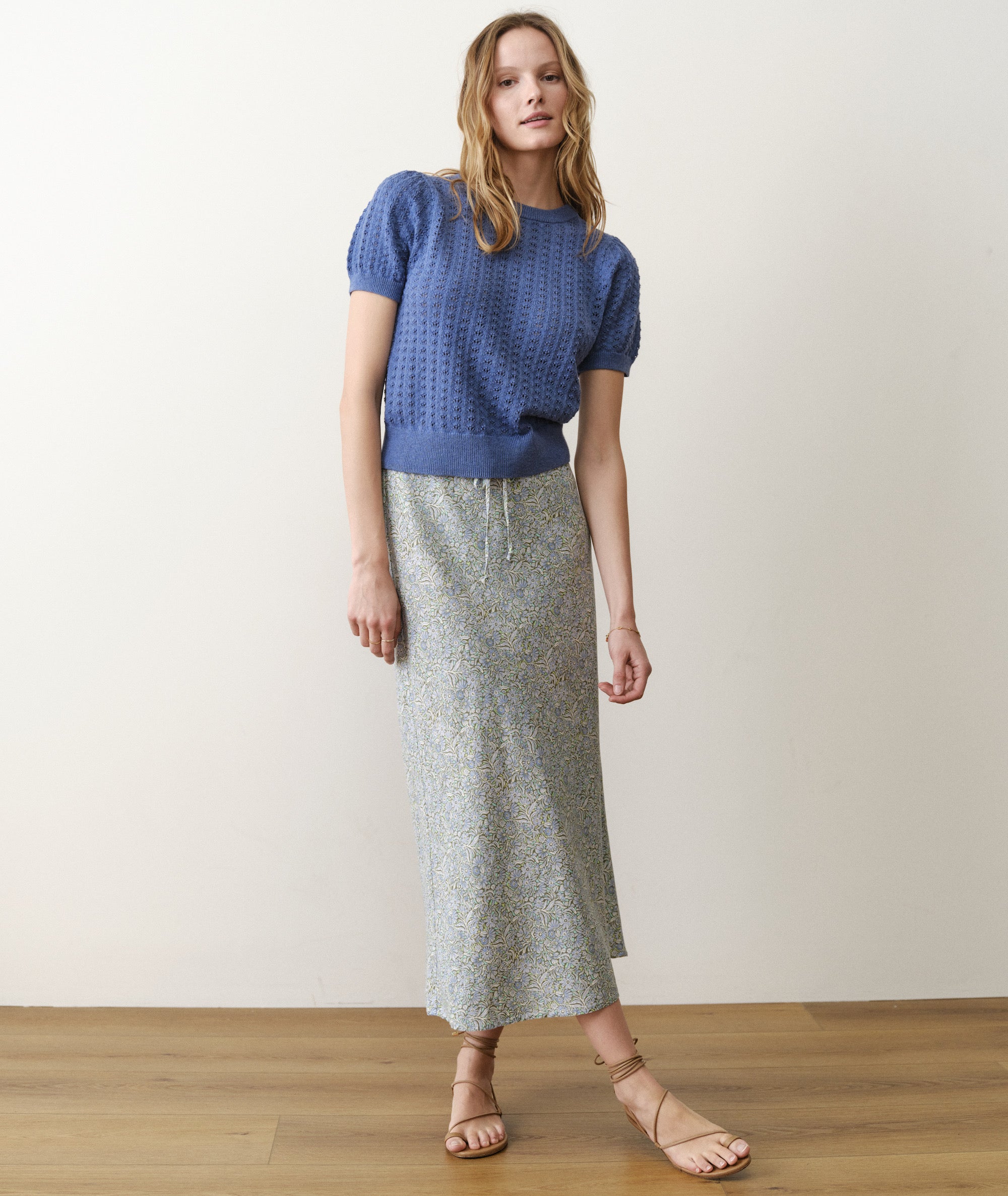 Avery Hemp Midi Skirt