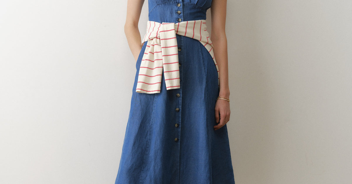 Camila Midi Dress Marine Layer Camila Midi Dress Marine Layer