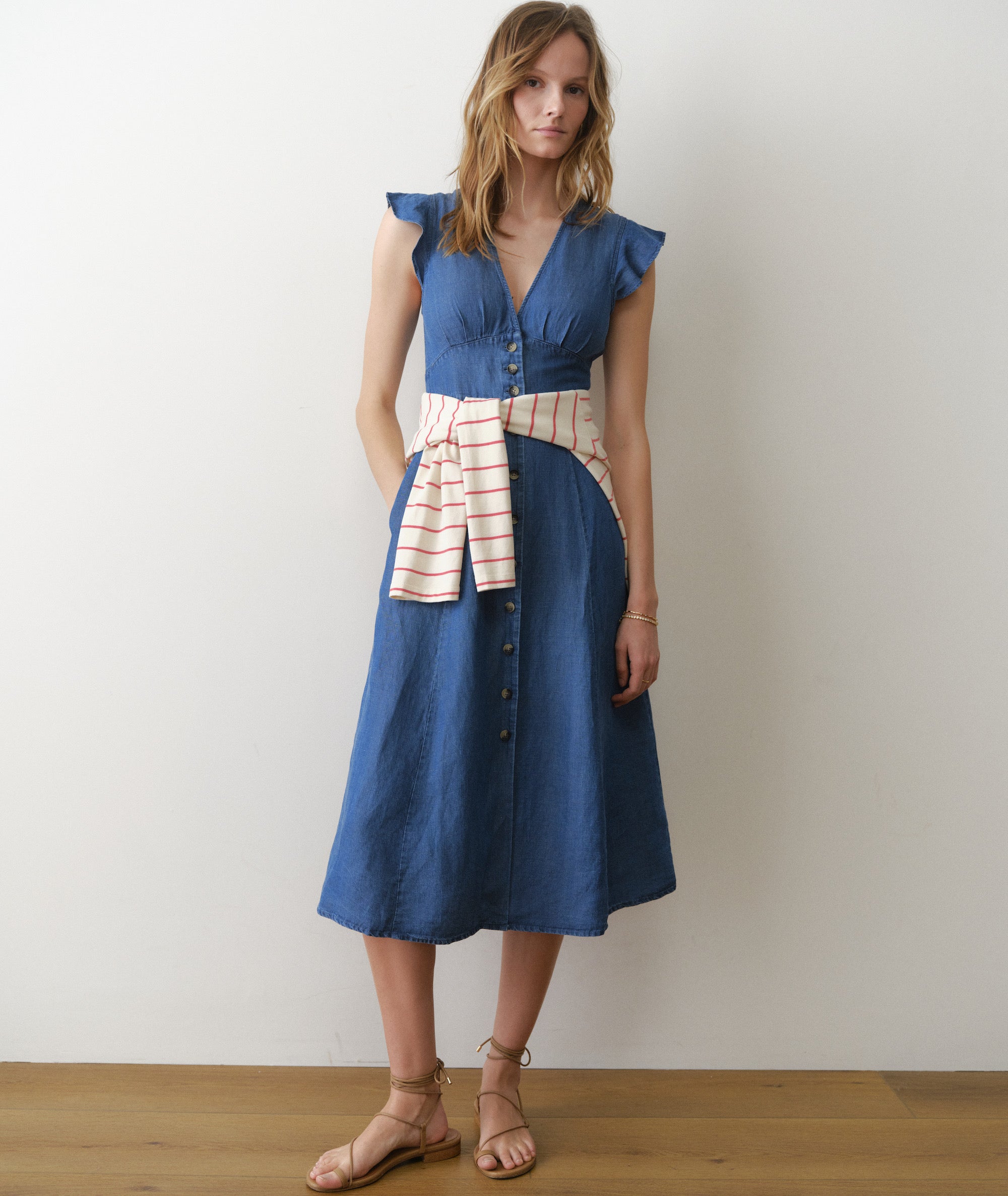 Camila Midi Dress M / Medium Wash Camila Midi Dress M / Medium Wash