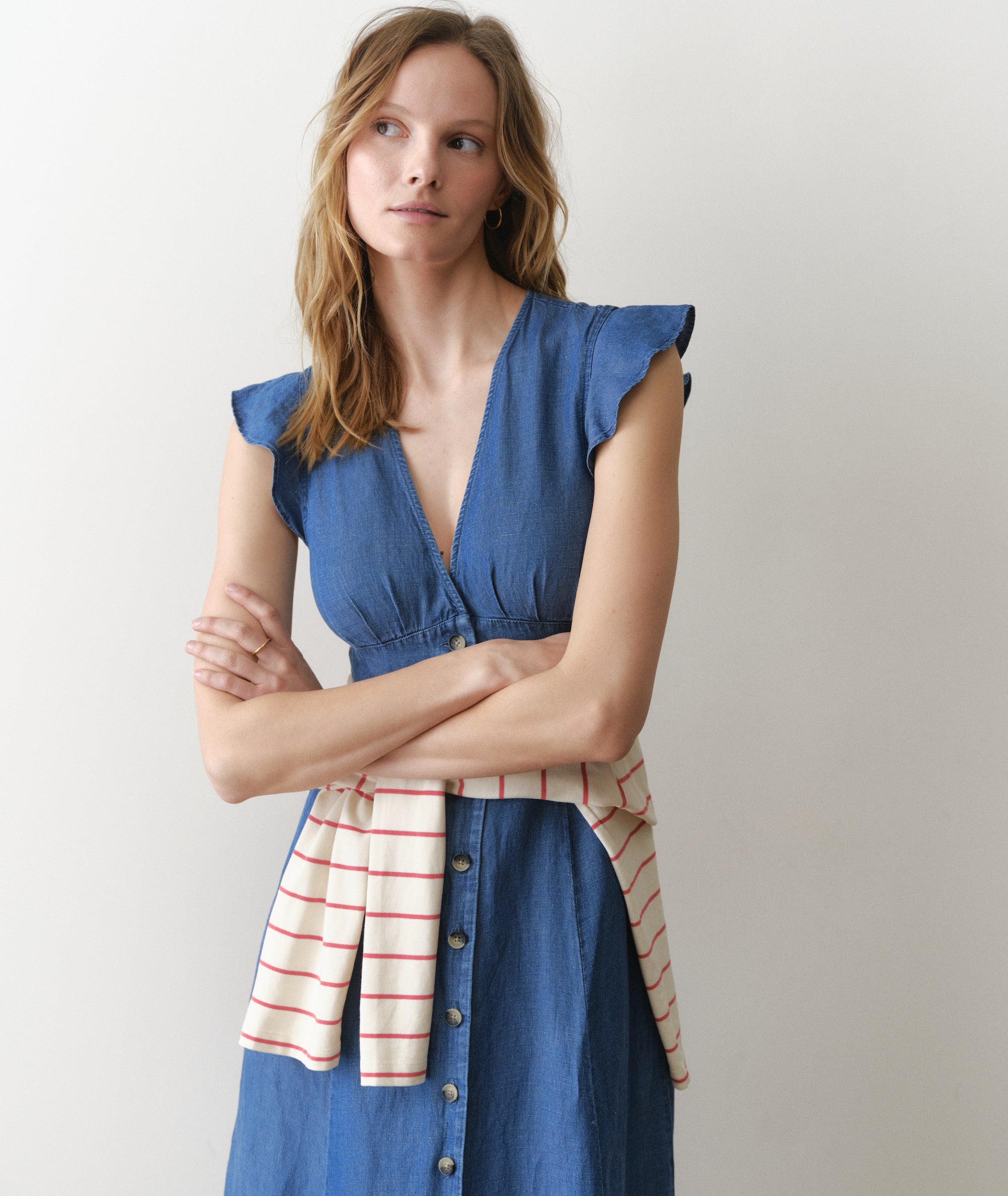 Camila Midi Dress M / Medium Wash Camila Midi Dress M / Medium Wash