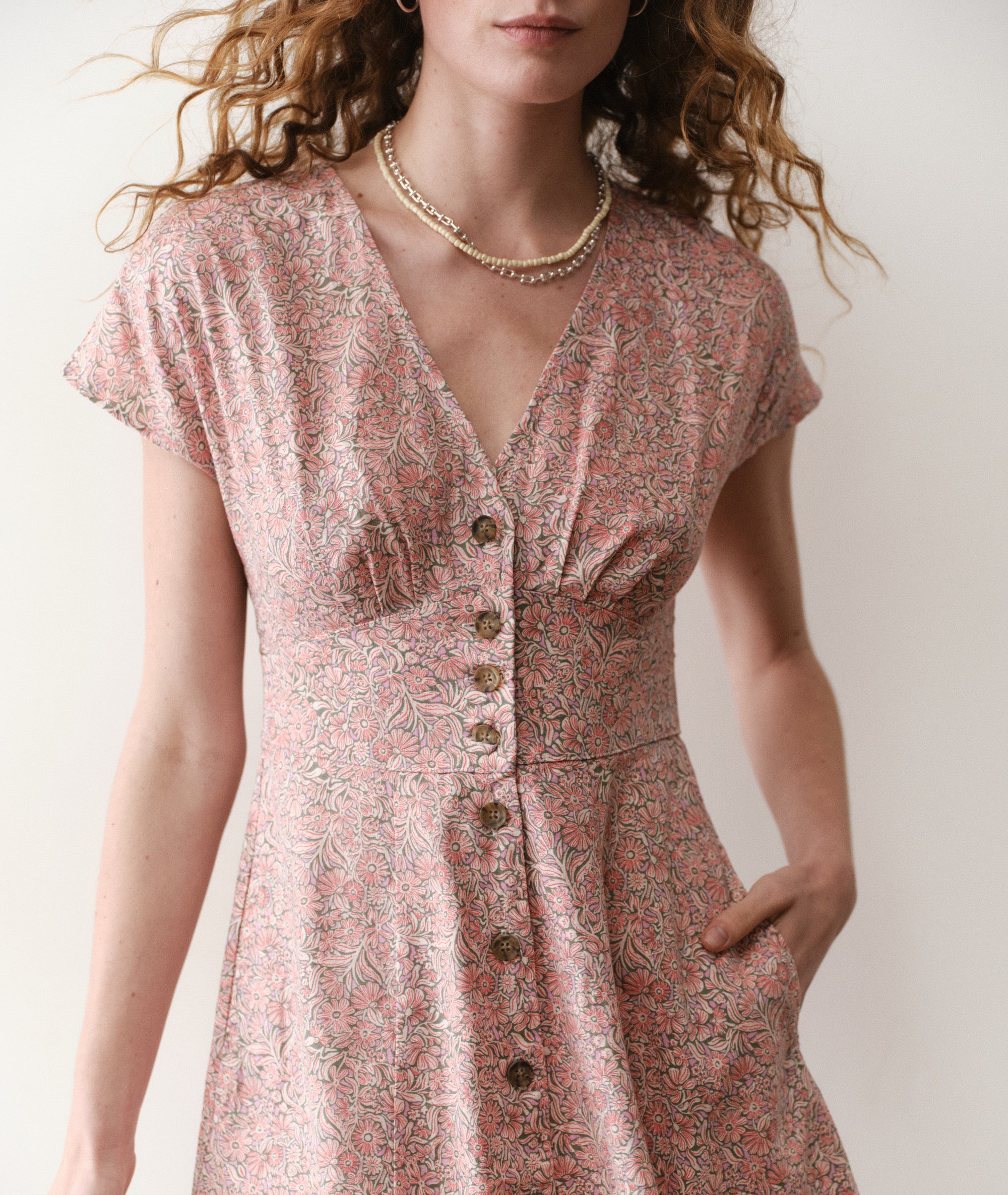 Marine Layer Camila Mini Dress - Bouquet / S Marine Layer Camila Mini Dress - Bouquet / S