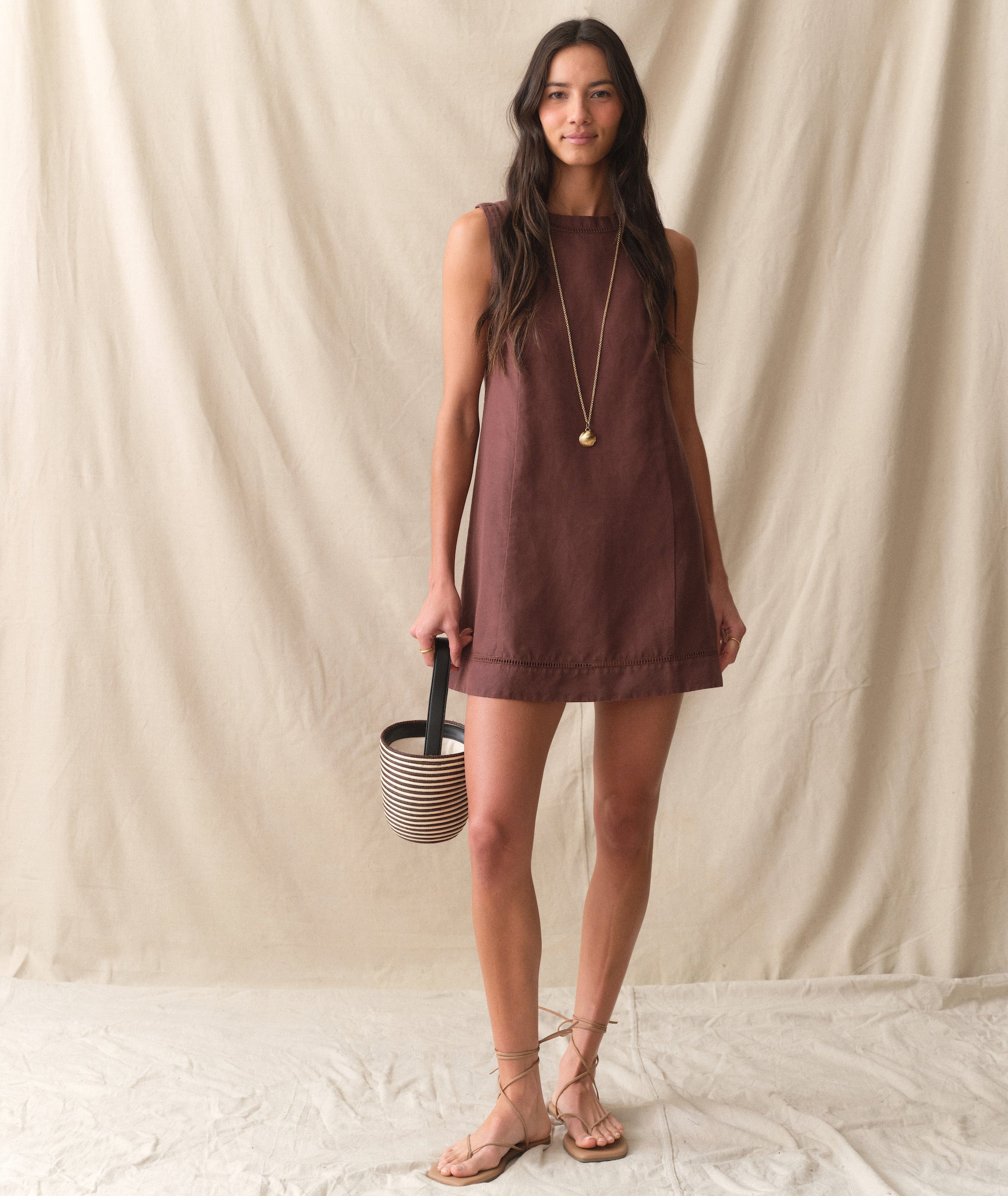 Cora Linen Mini Dress