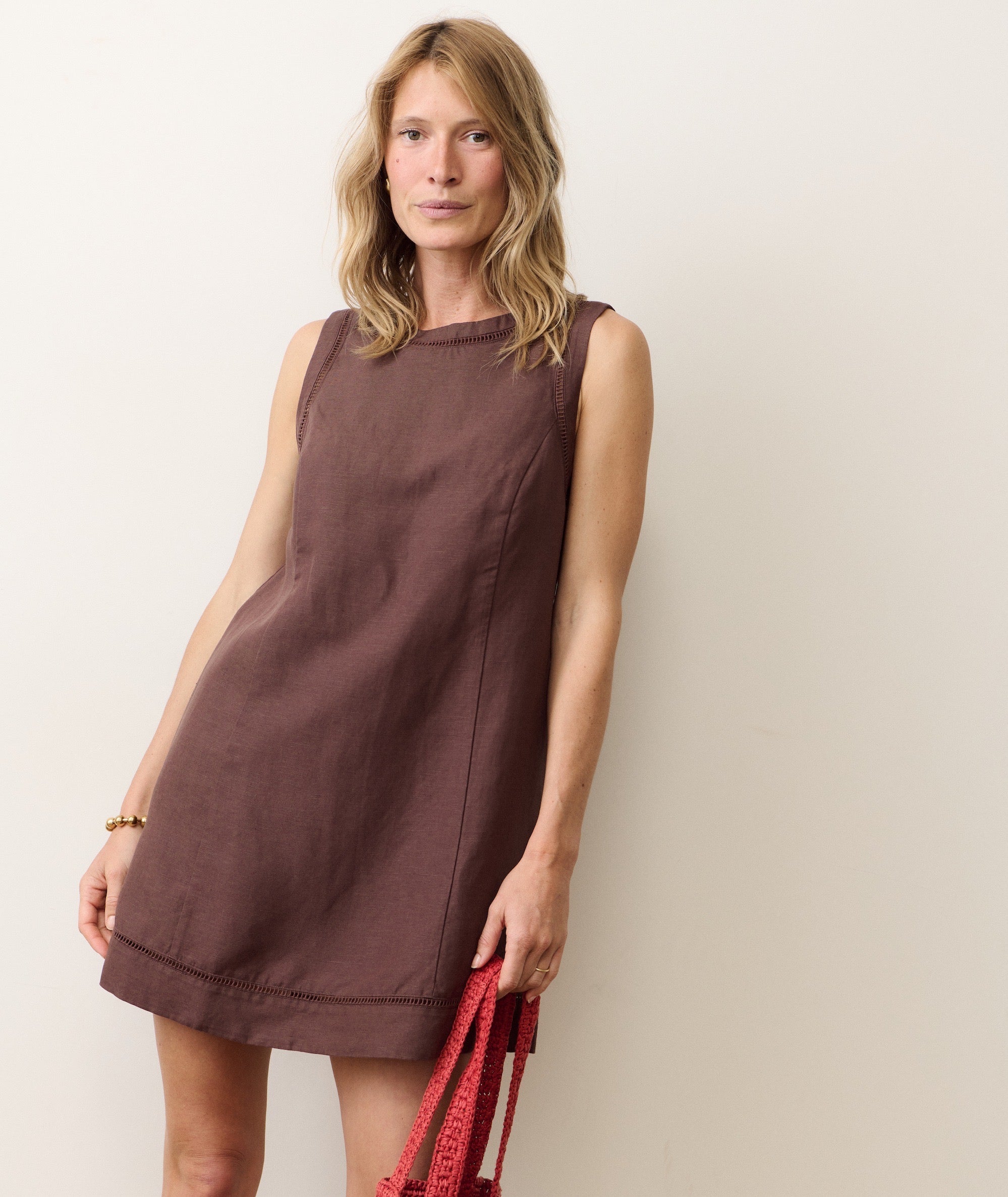 Cora Linen Mini Dress