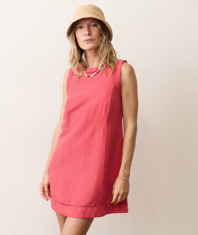 Cora Linen Mini Dress