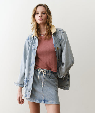 Ella Denim Mini Skirt