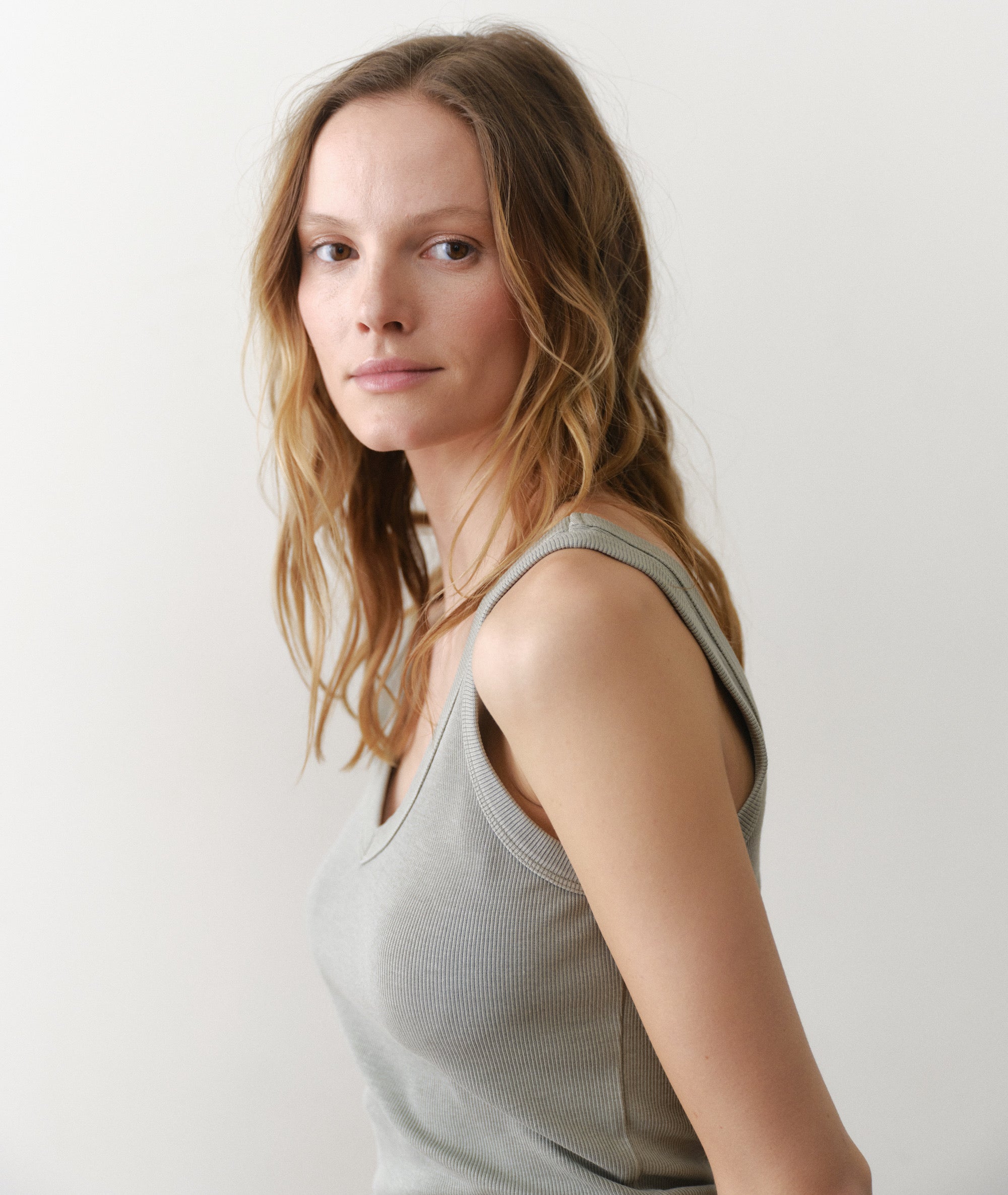 Lexi Rib V-Neck Tank