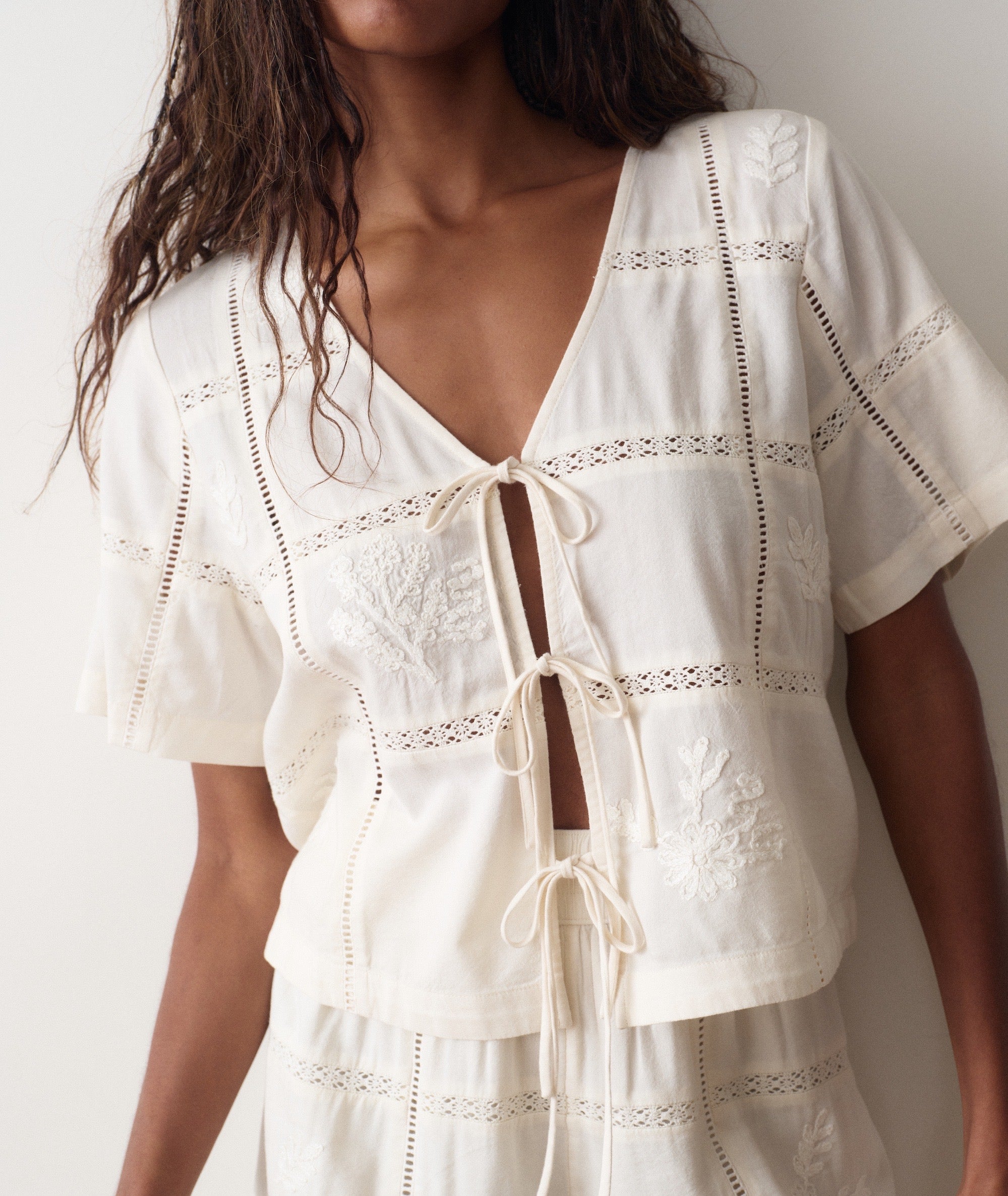 Marella Embroidered Top