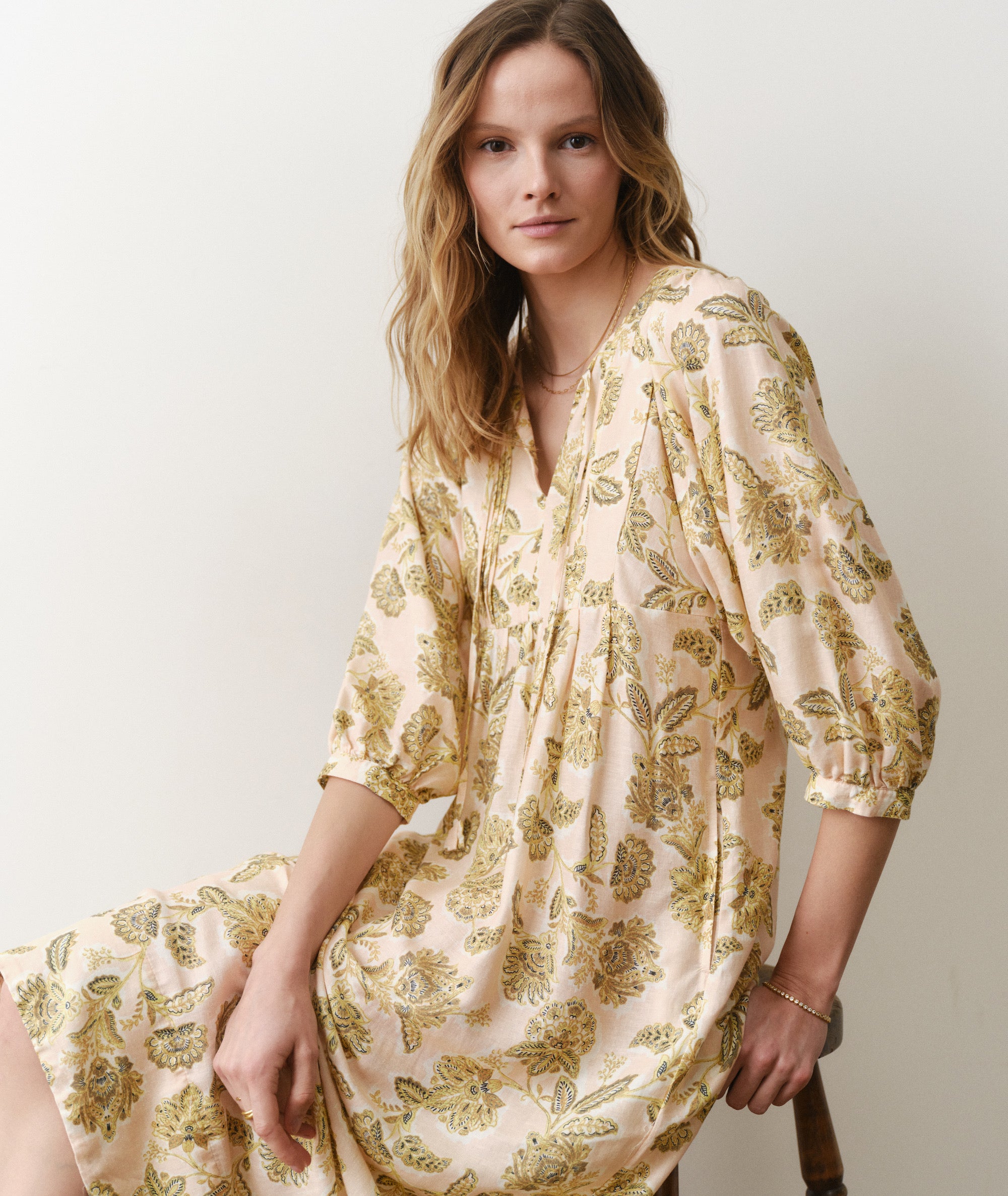 Women's Nell Midi Dress | Pink Floral