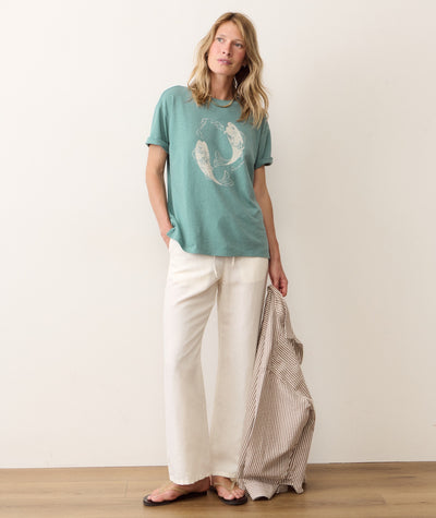 Oversized Hemp Graphic Tee