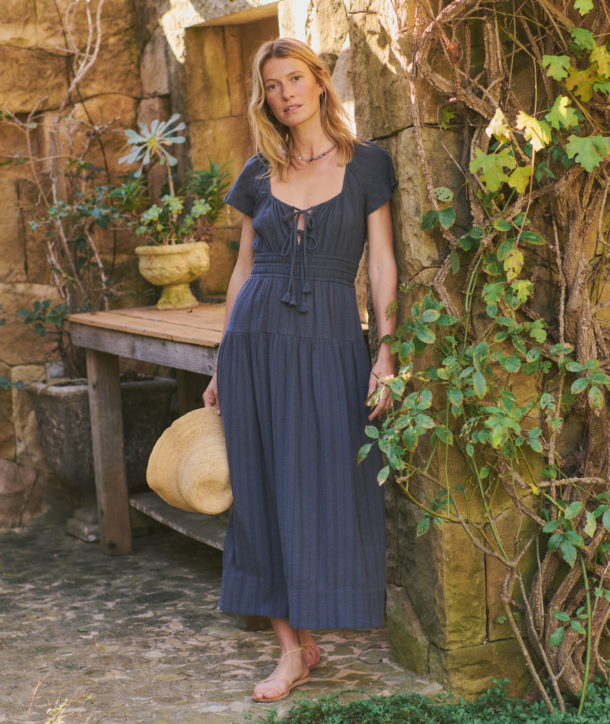 Skye Midi Dress Marine Layer Skye Midi Dress Marine Layer