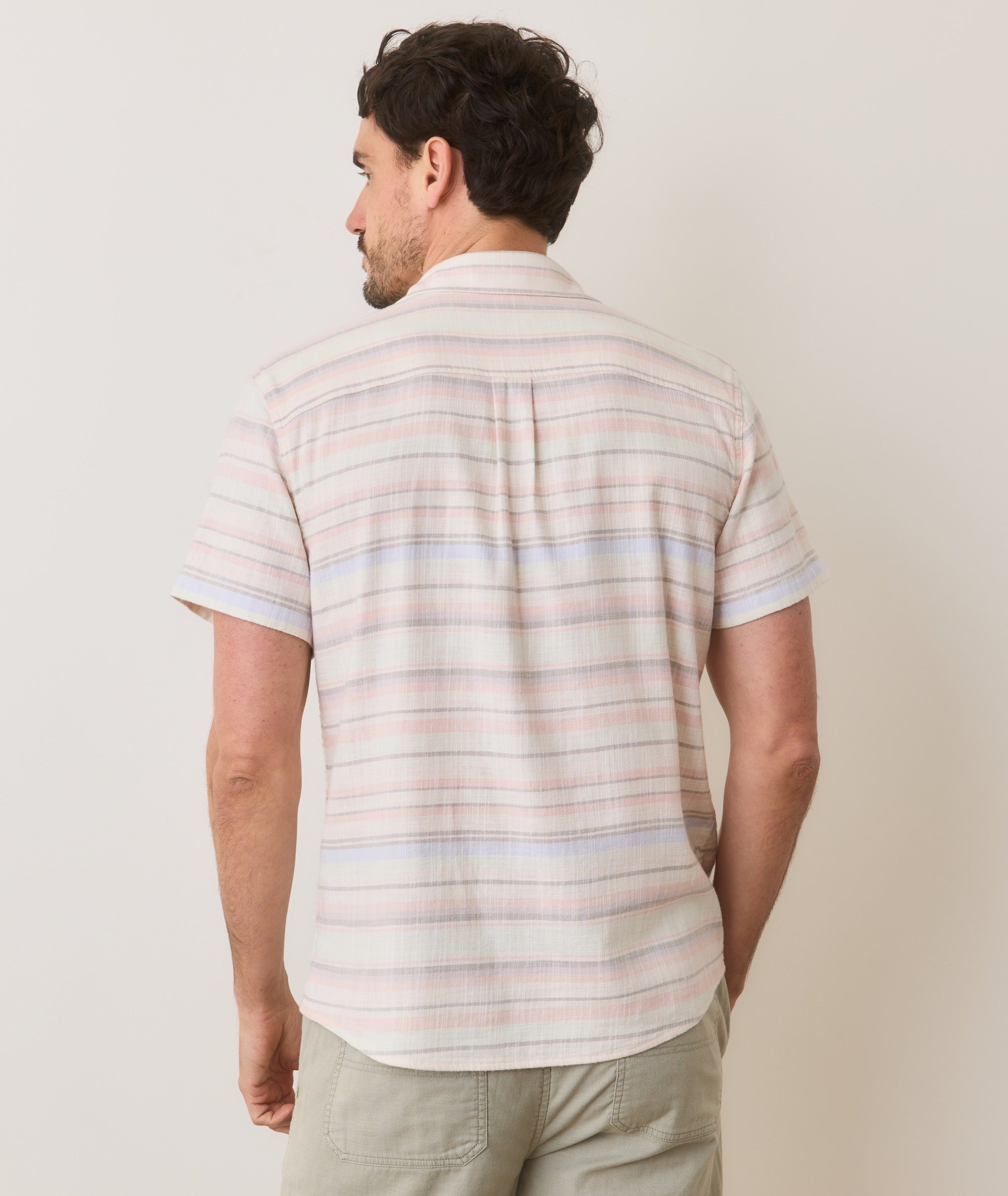 Stretch Selvage Short Sleeve Shirt