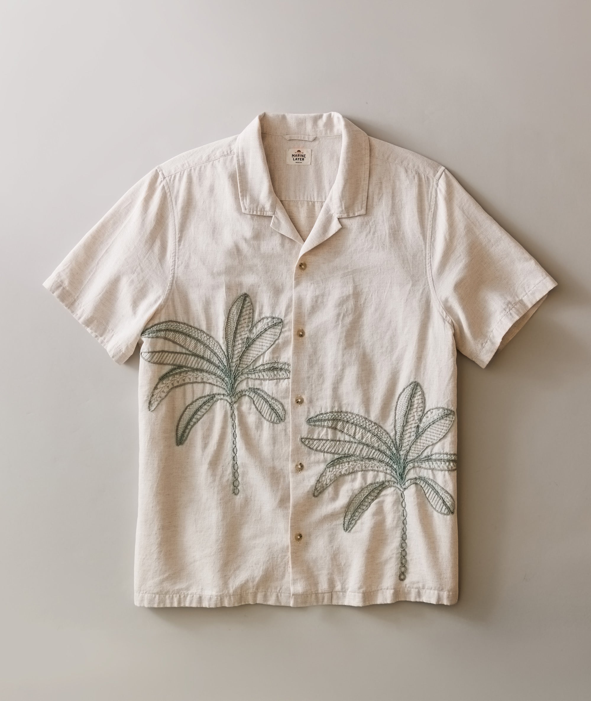Marine Layer Embroidered Resort Shirt