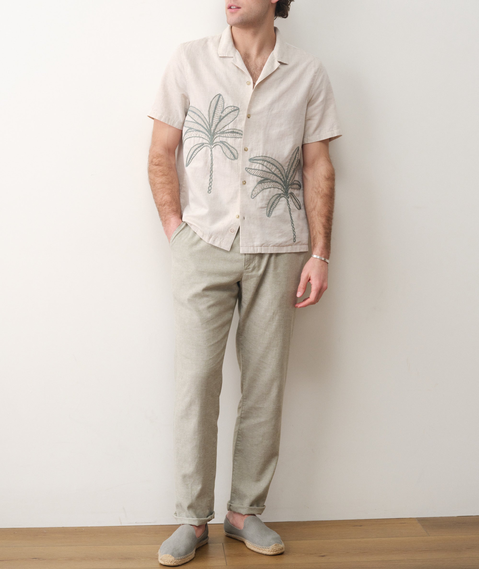 Embroidered Resort Shirt