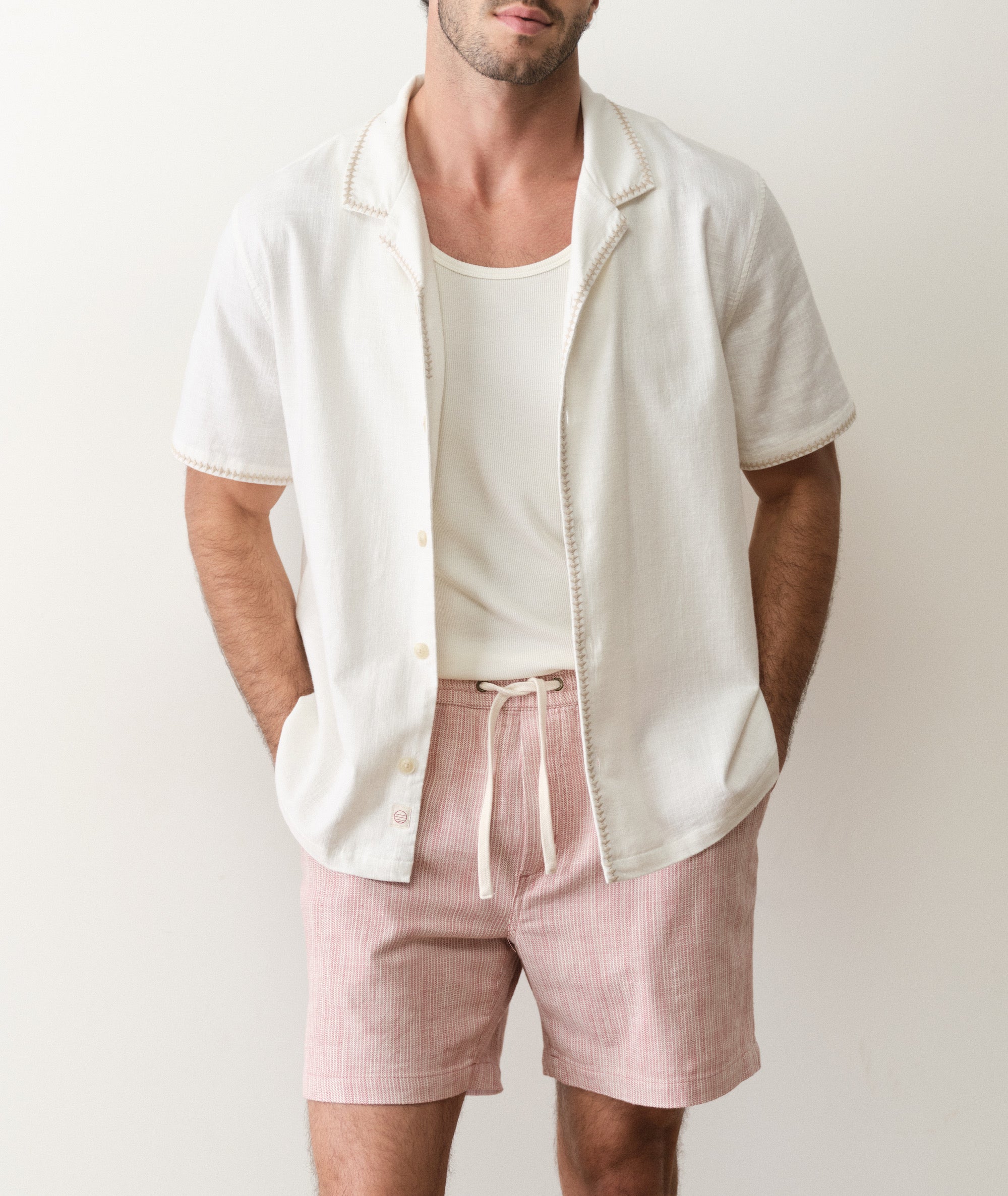 Embroidered Resort Shirt