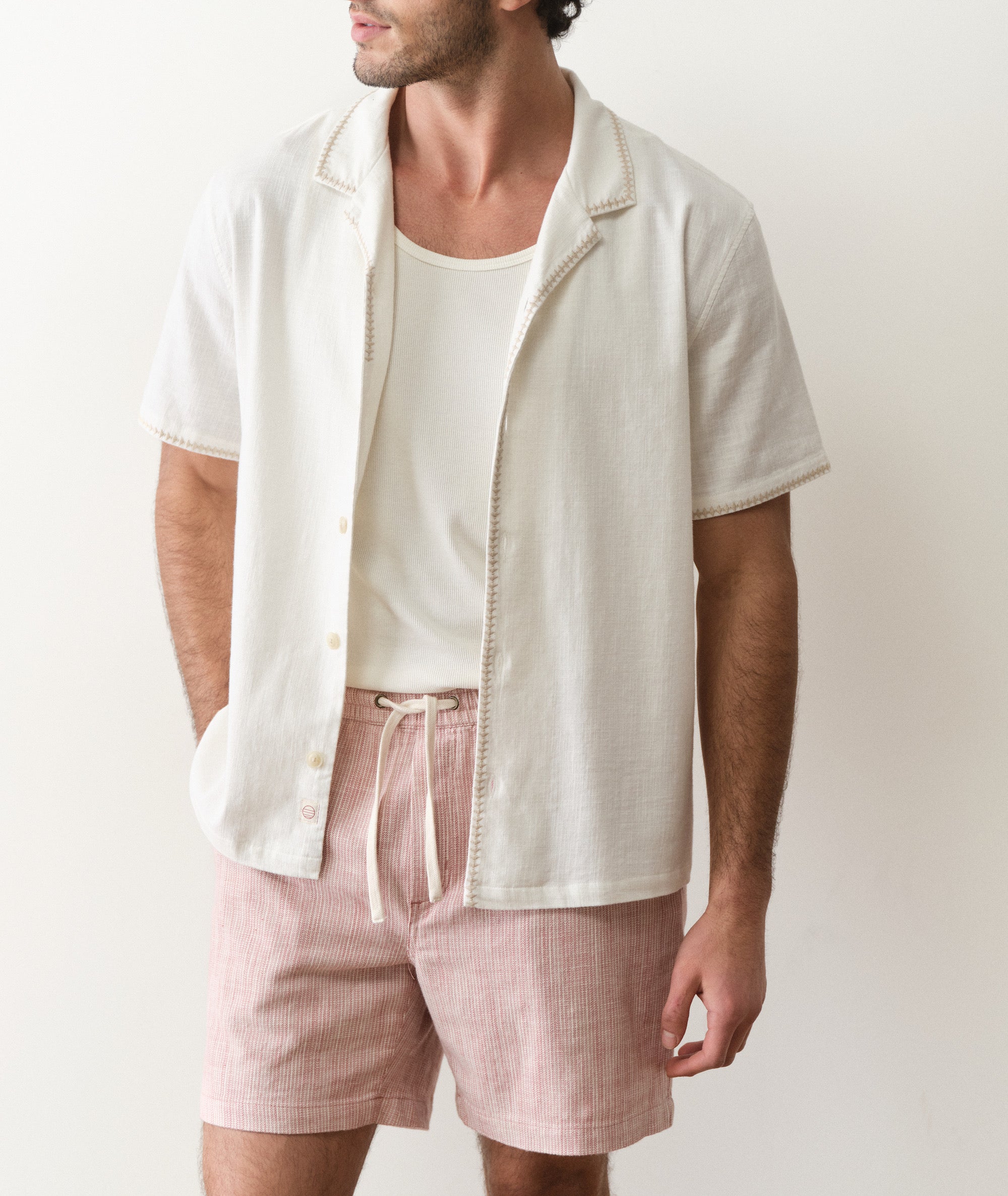 Embroidered Resort Shirt