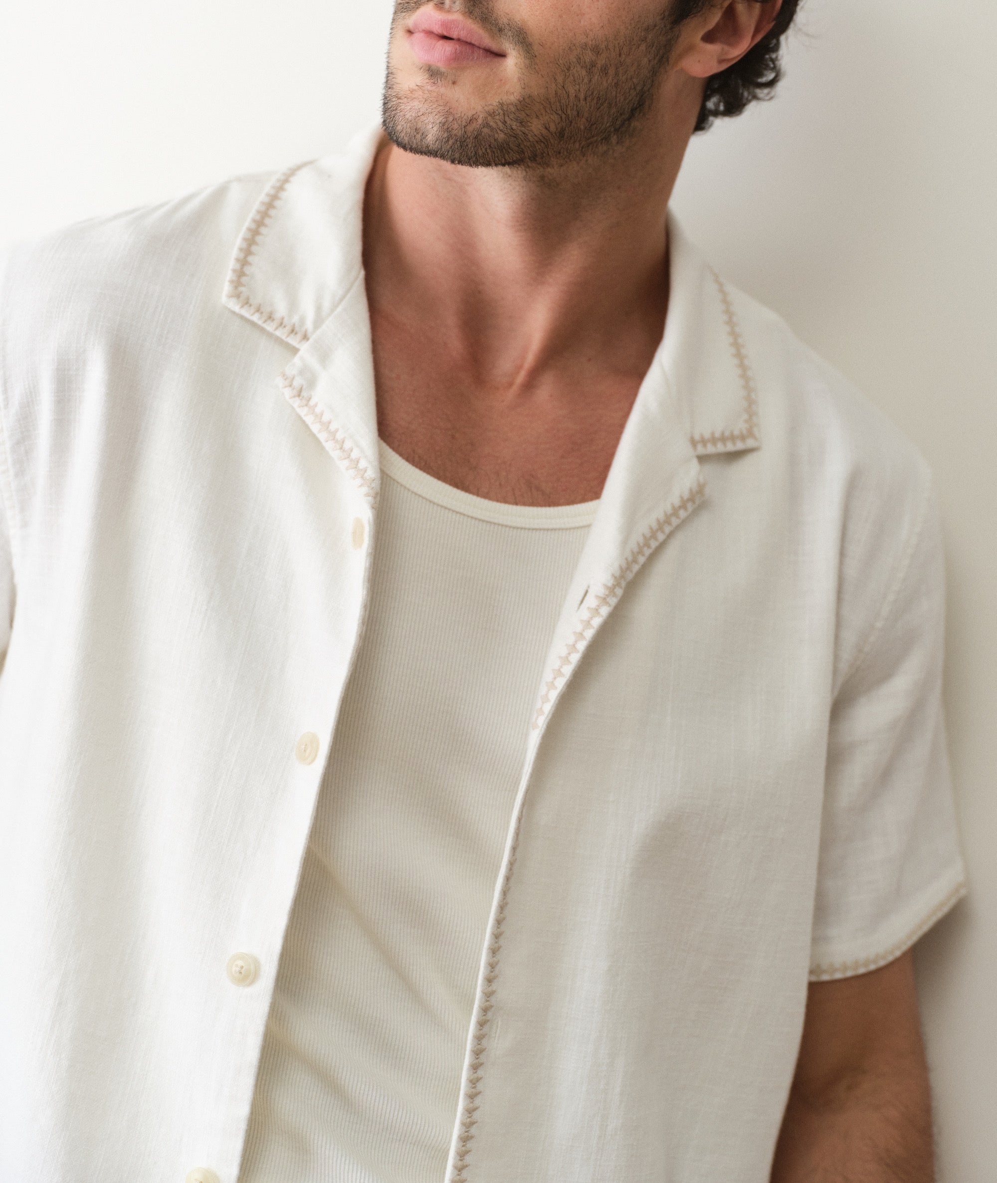 Embroidered Resort Shirt