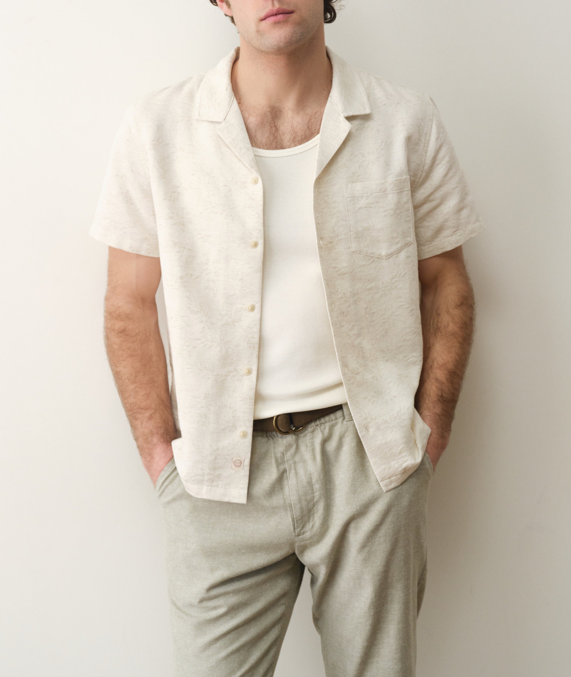 Elio Jacquard Resort Shirt