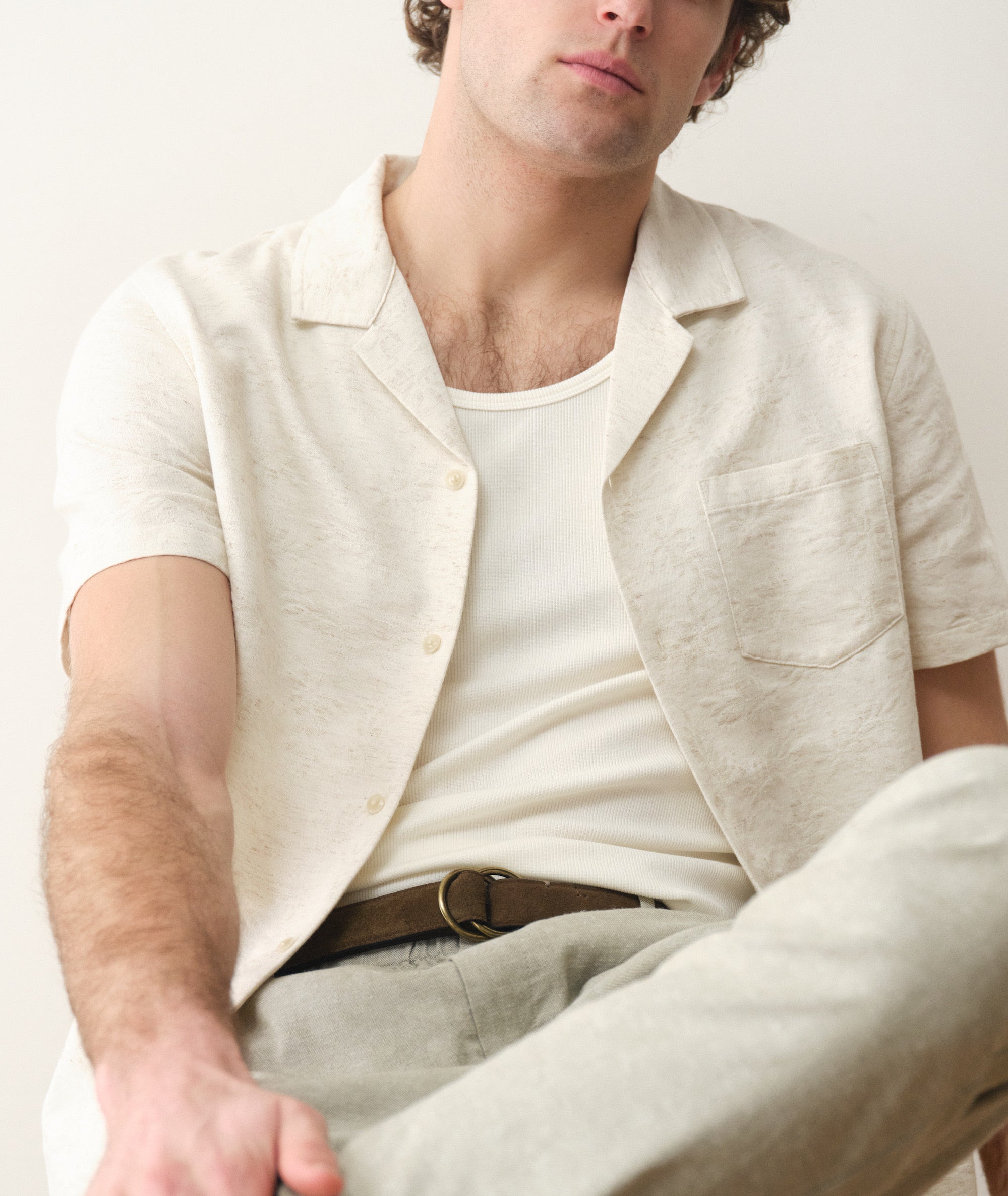 Elio Jacquard Resort Shirt