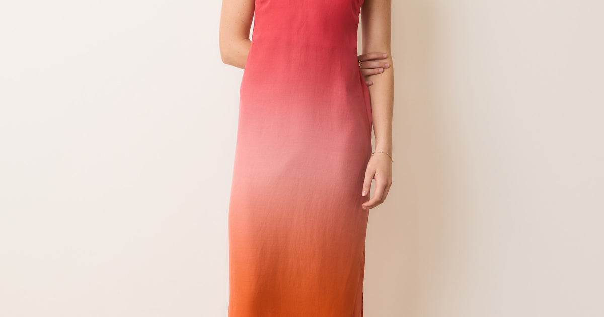 let me be sheer ombré midi slip dress Gabrielle Slip Dress – Marine Layer