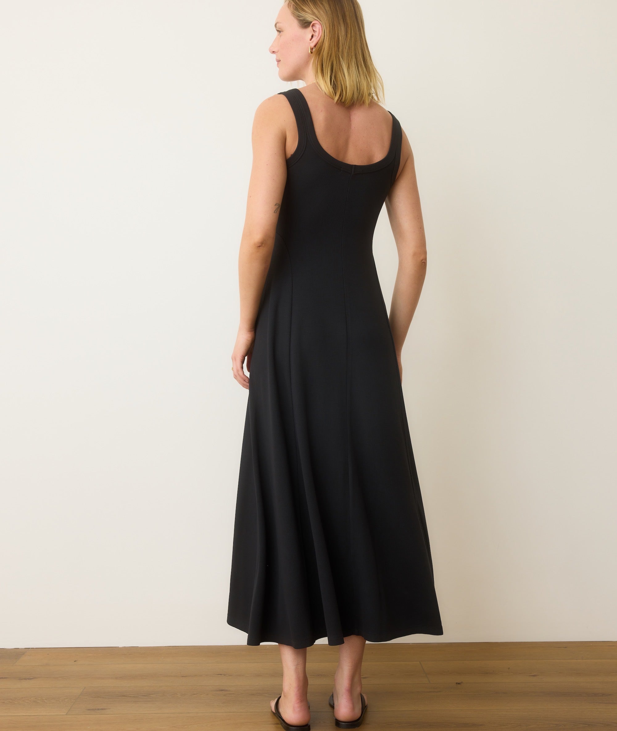 Lexi Rib Sun-In Fit & Flare Dress Black / XS Lexi Rib Sun-In Fit & Flare Dress Black / XS