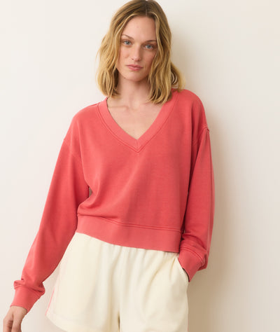 Cloud 9 Terry V-Neck Sweatshirt