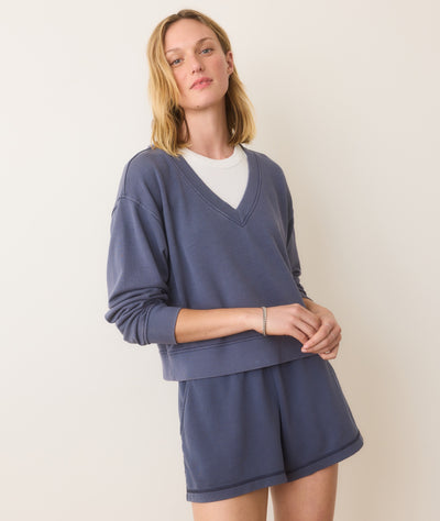 Cloud 9 Terry V-Neck Sweatshirt