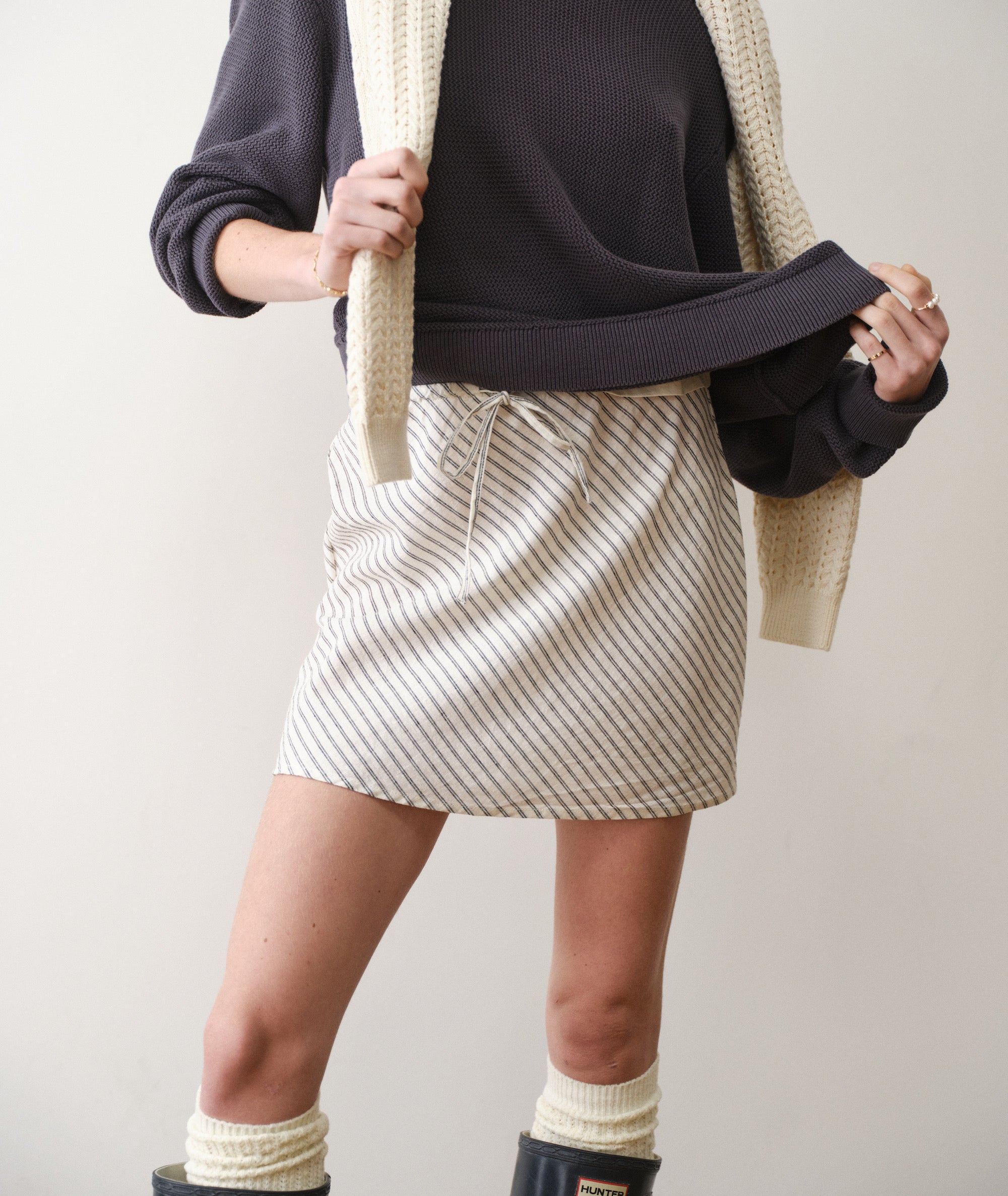 Avery Hemp Mini Skirt