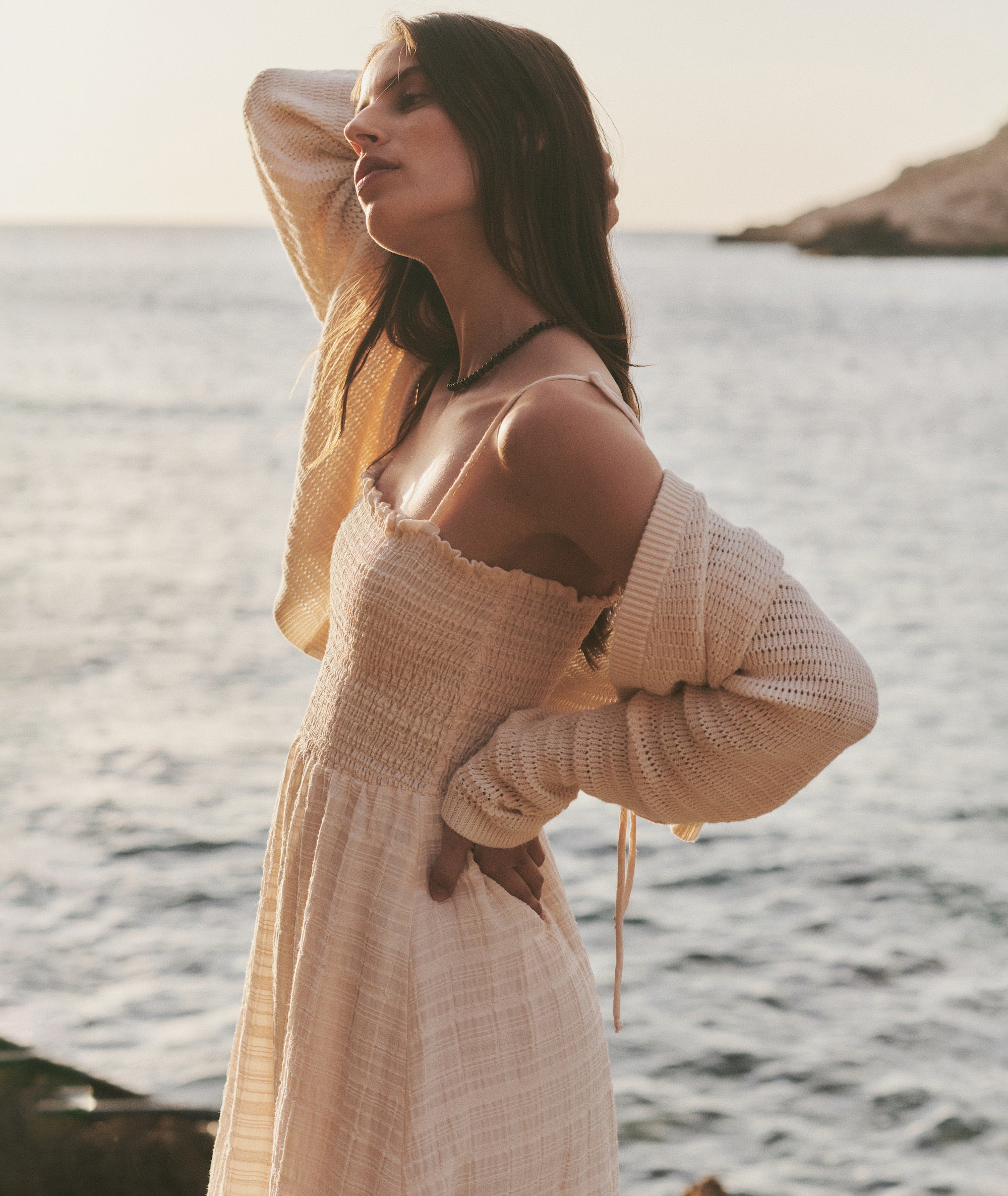 Women's Mirasol Maxi Dress | White | XL by Marine Layer Women's Mirasol Maxi Dress | White | XL by Marine Layer