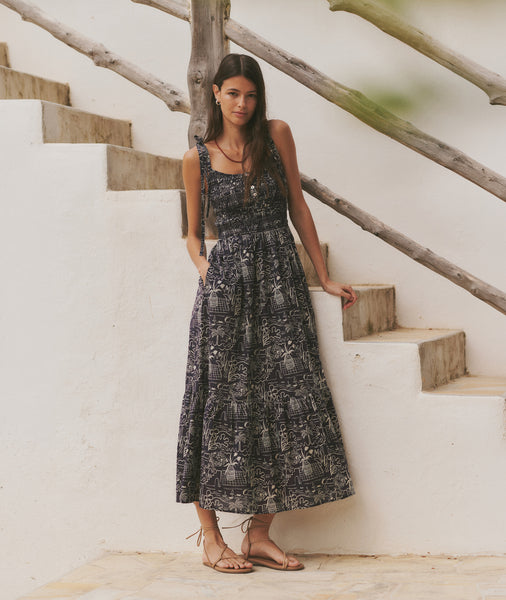 Women's Carmen Smocked Dress | Flores Print