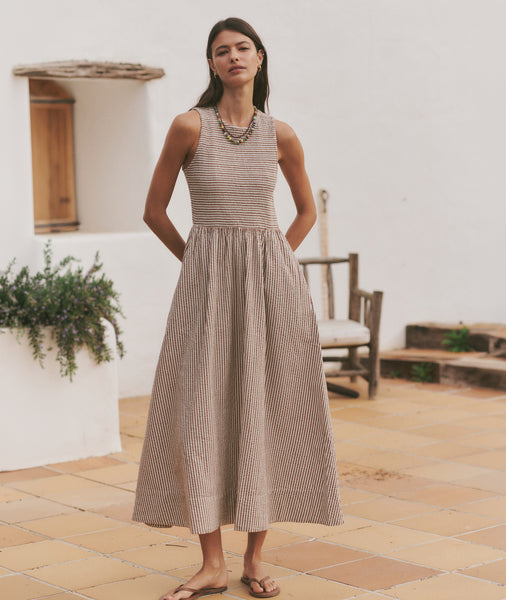 Darcy Seersucker Maxi Dress – Marine Layer