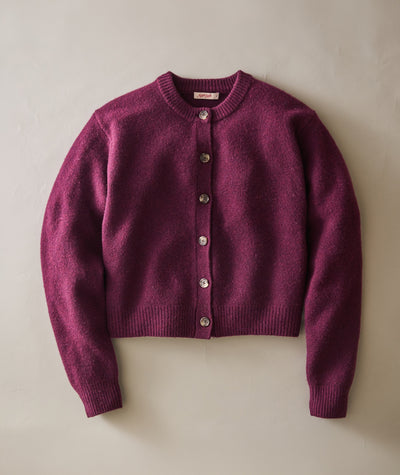 Merino Crewneck Cardigan