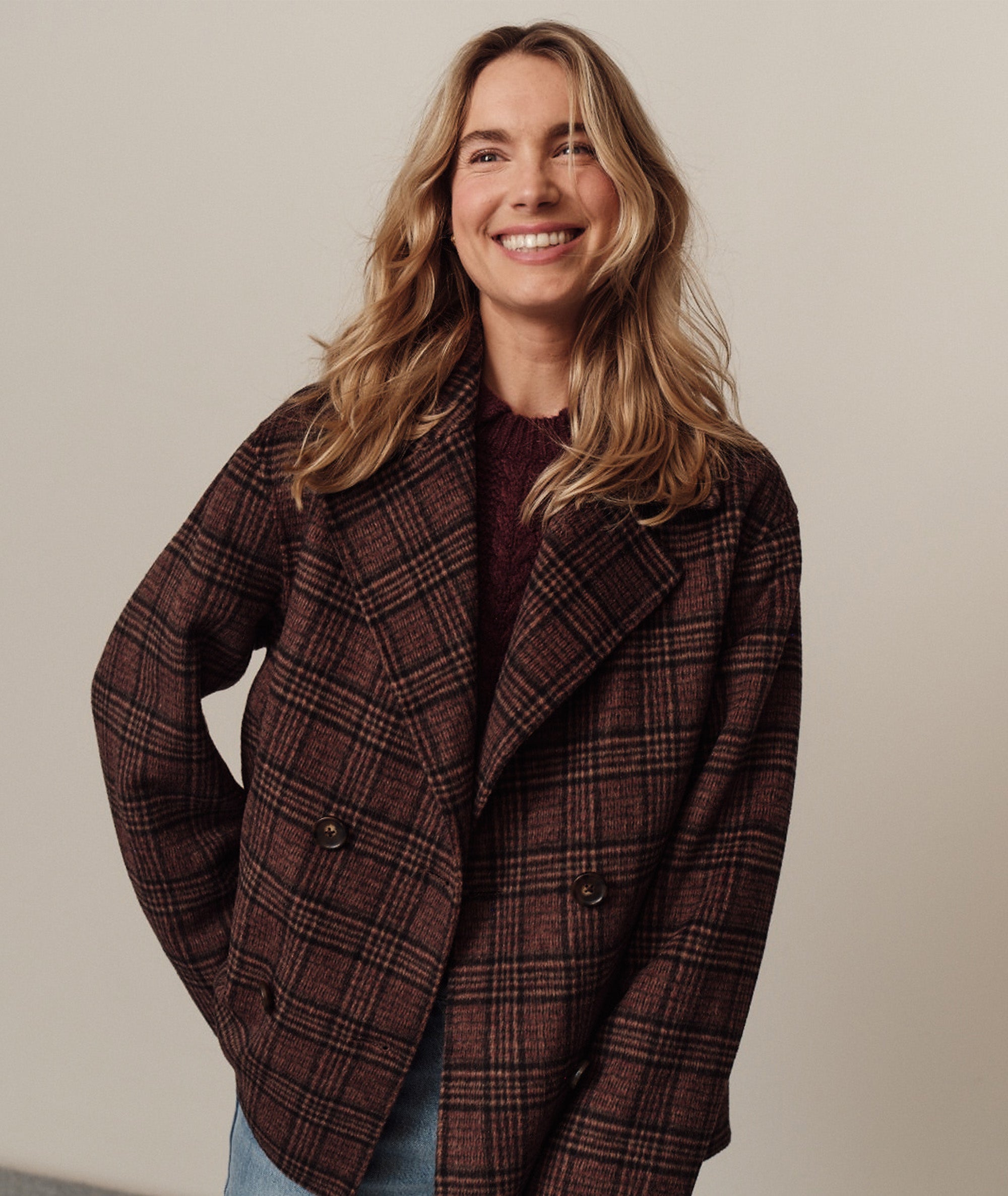Valentina Wool Peacoat