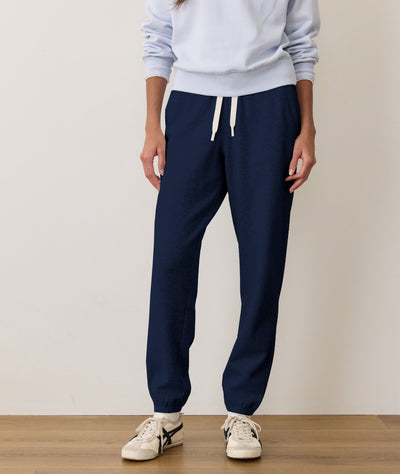Women's Cloud 9 Fleece Sweatpant in Mood Indigo