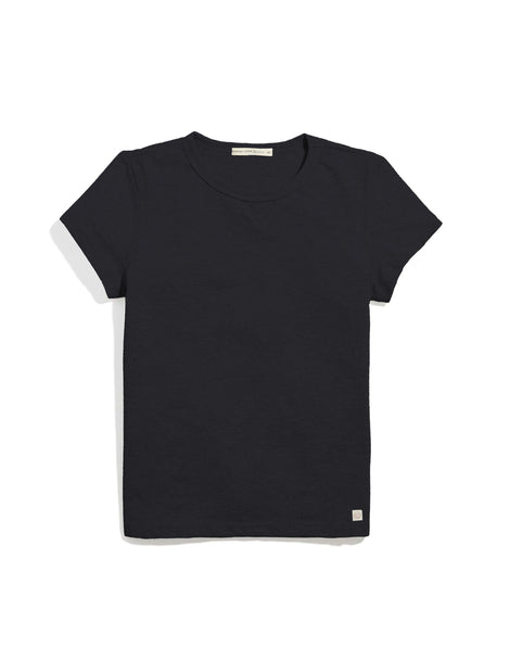 Women's Re-Spun Signature Crew in Faded Black
