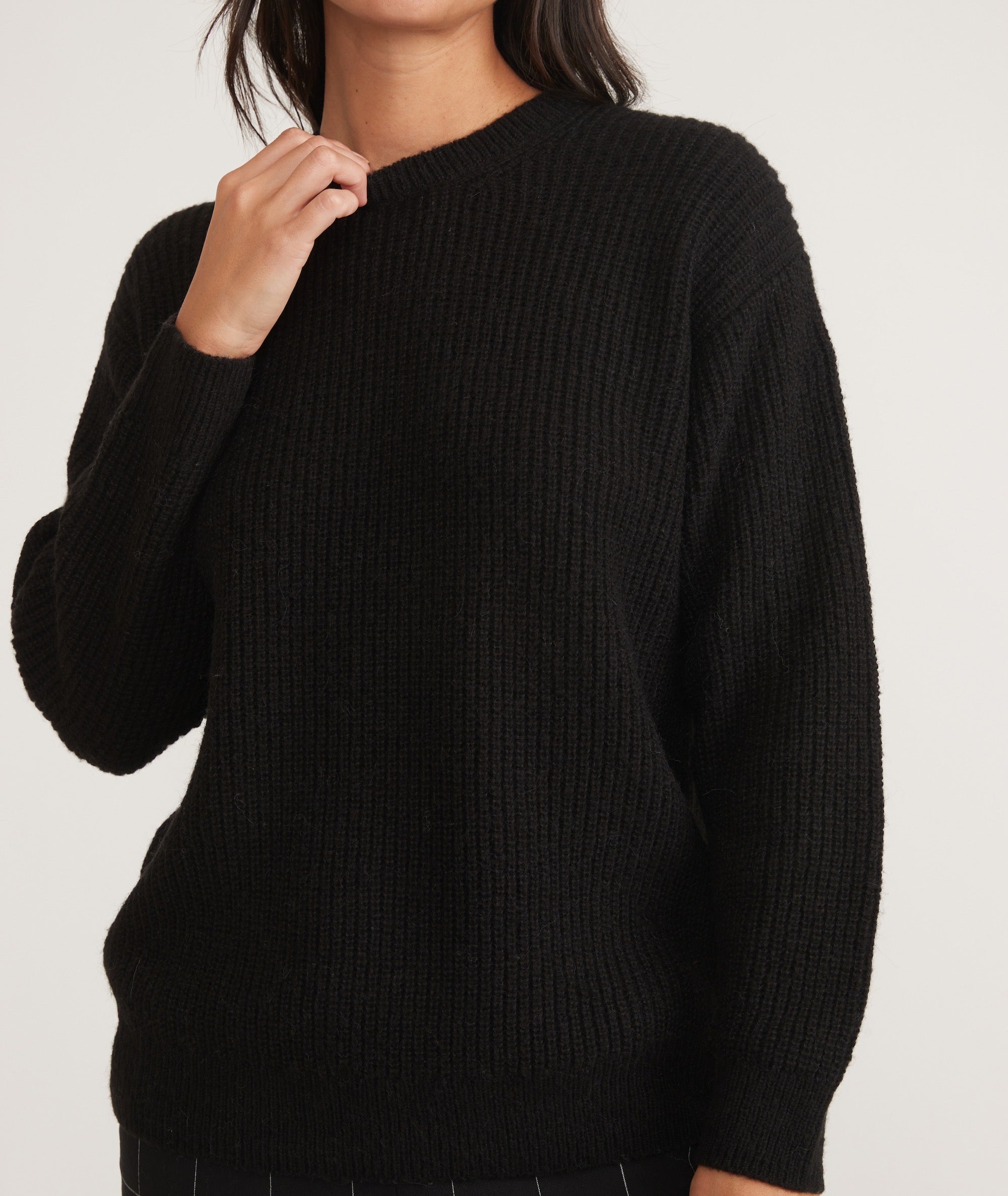 Renee Dream Yarn Crewneck Marine Layer