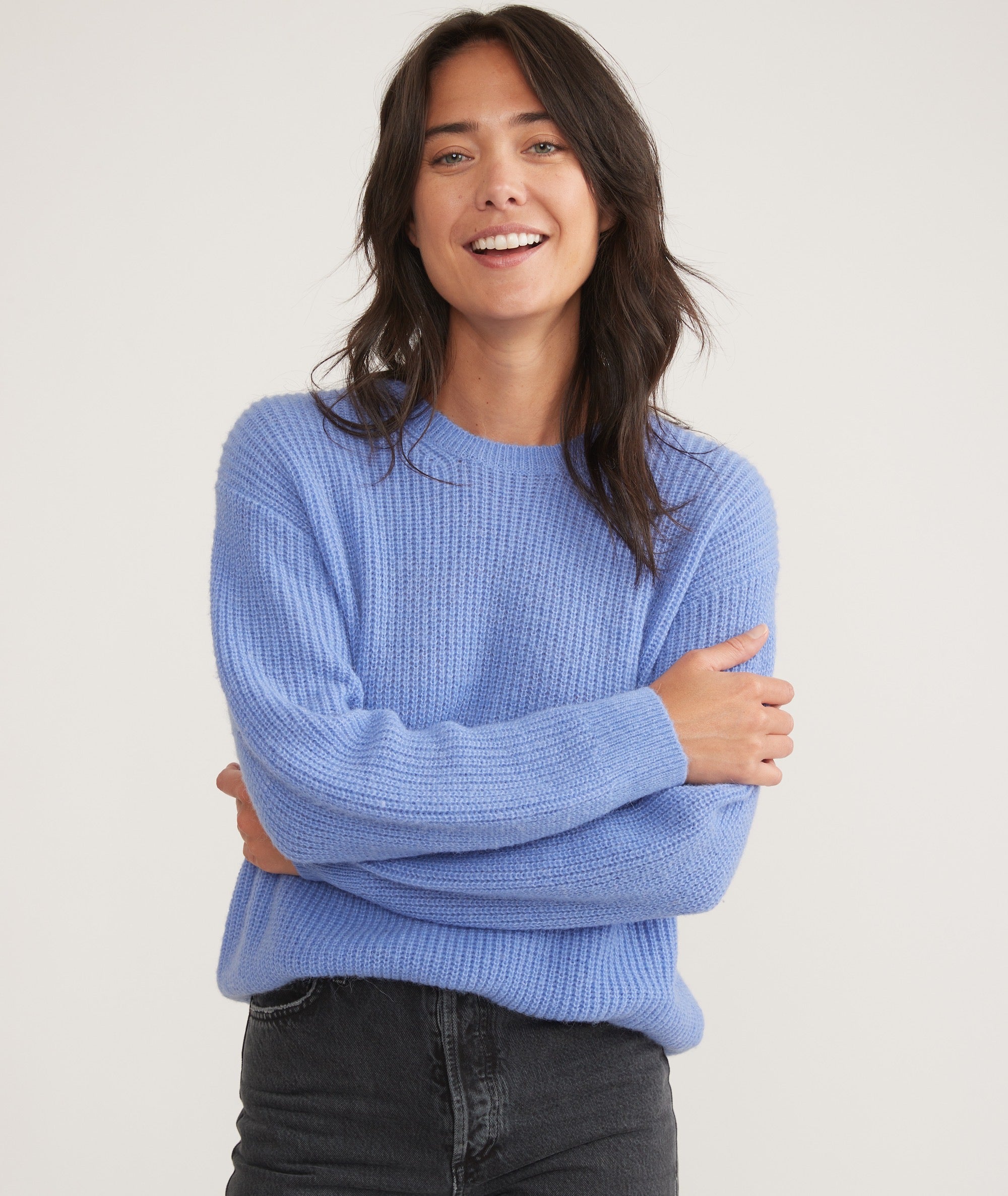 Renee Dream Yarn Crewneck Marine Layer