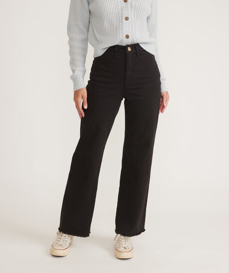 Full Length Raw Edge Bridget Pant