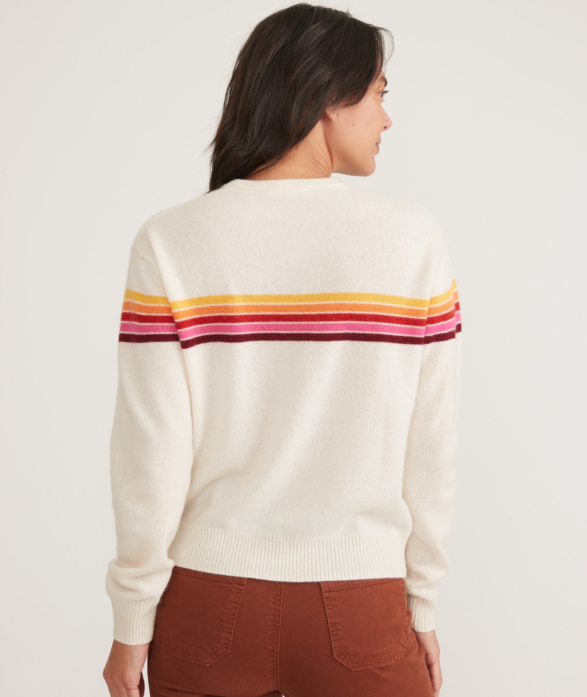 Cashmere cheap rainbow sweater