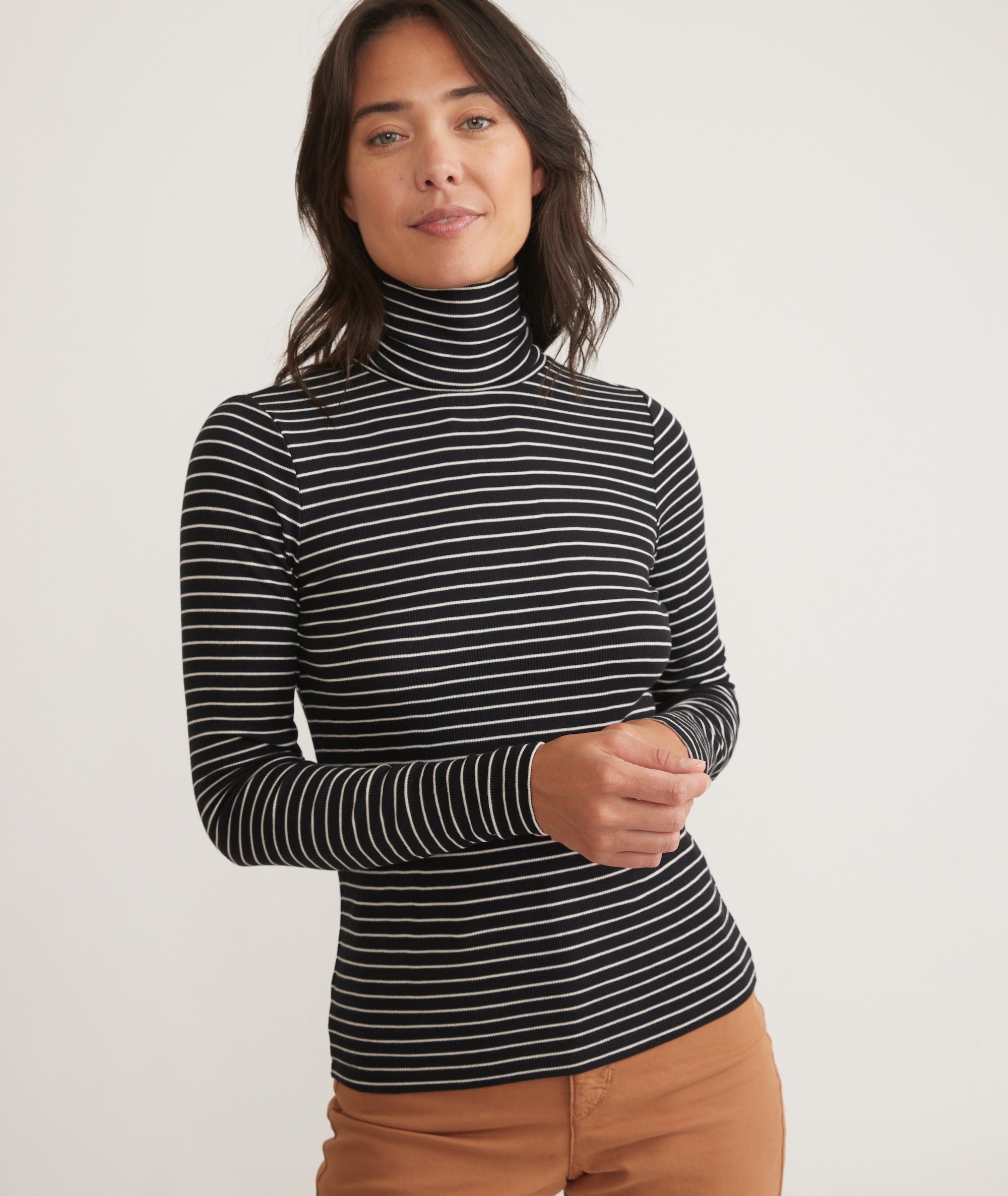 Lexi Rib Turtleneck Marine Layer