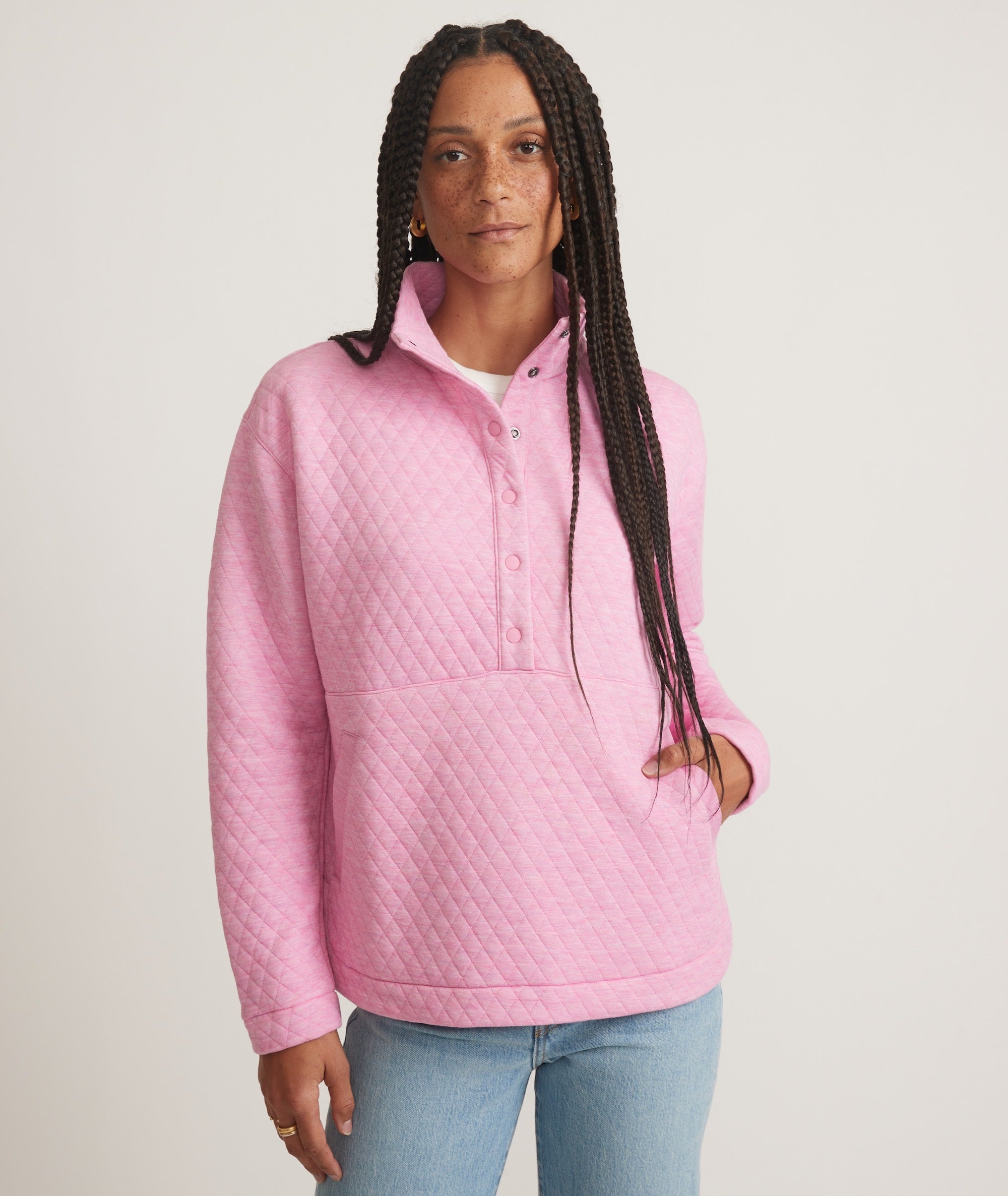 Corbet Funnel Neck Pullover Marine Layer