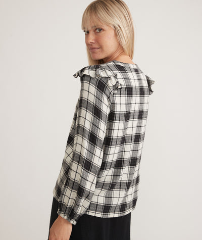 Jamie Ruffle Sleeve Top