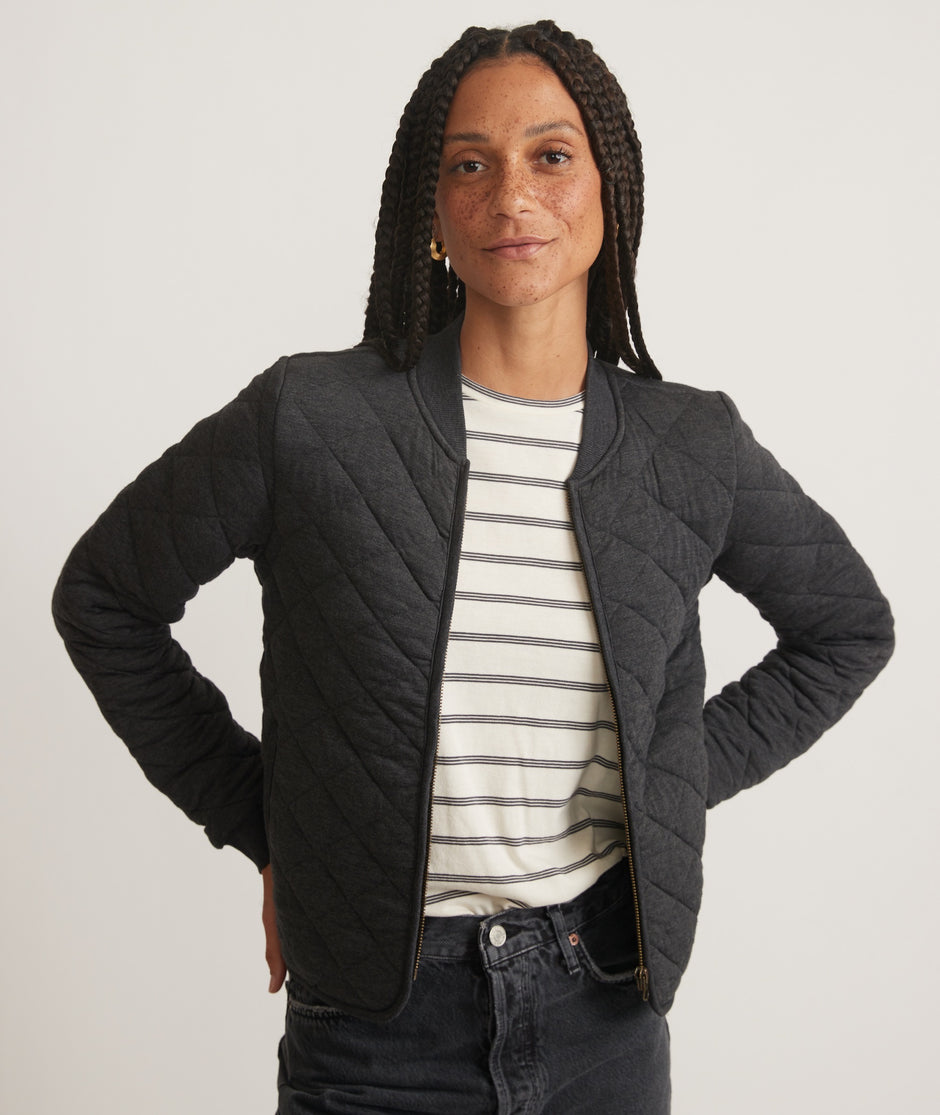 Corbet Quilted Bomber